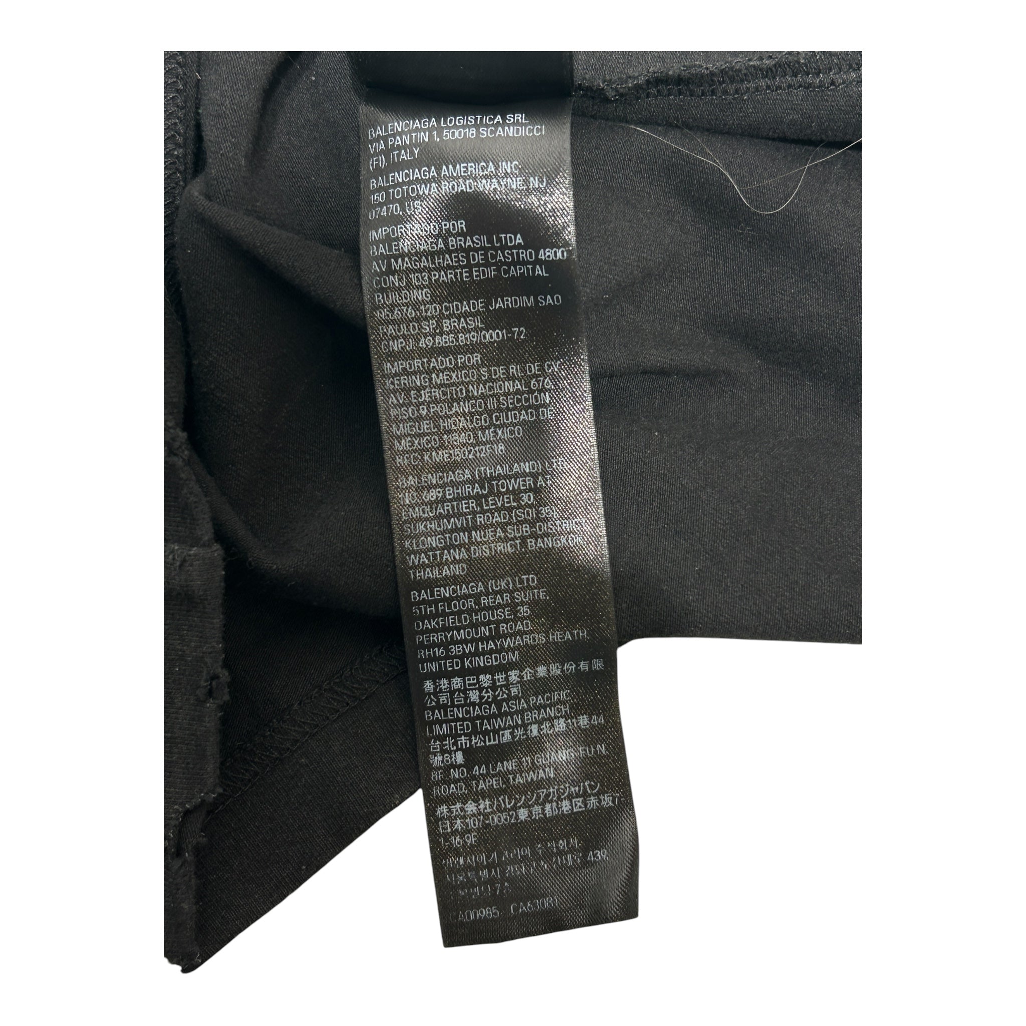 BALENCIAGA/T-Shirt/S/Cotton/BLK/BEDAZZLED CROWN view 6
