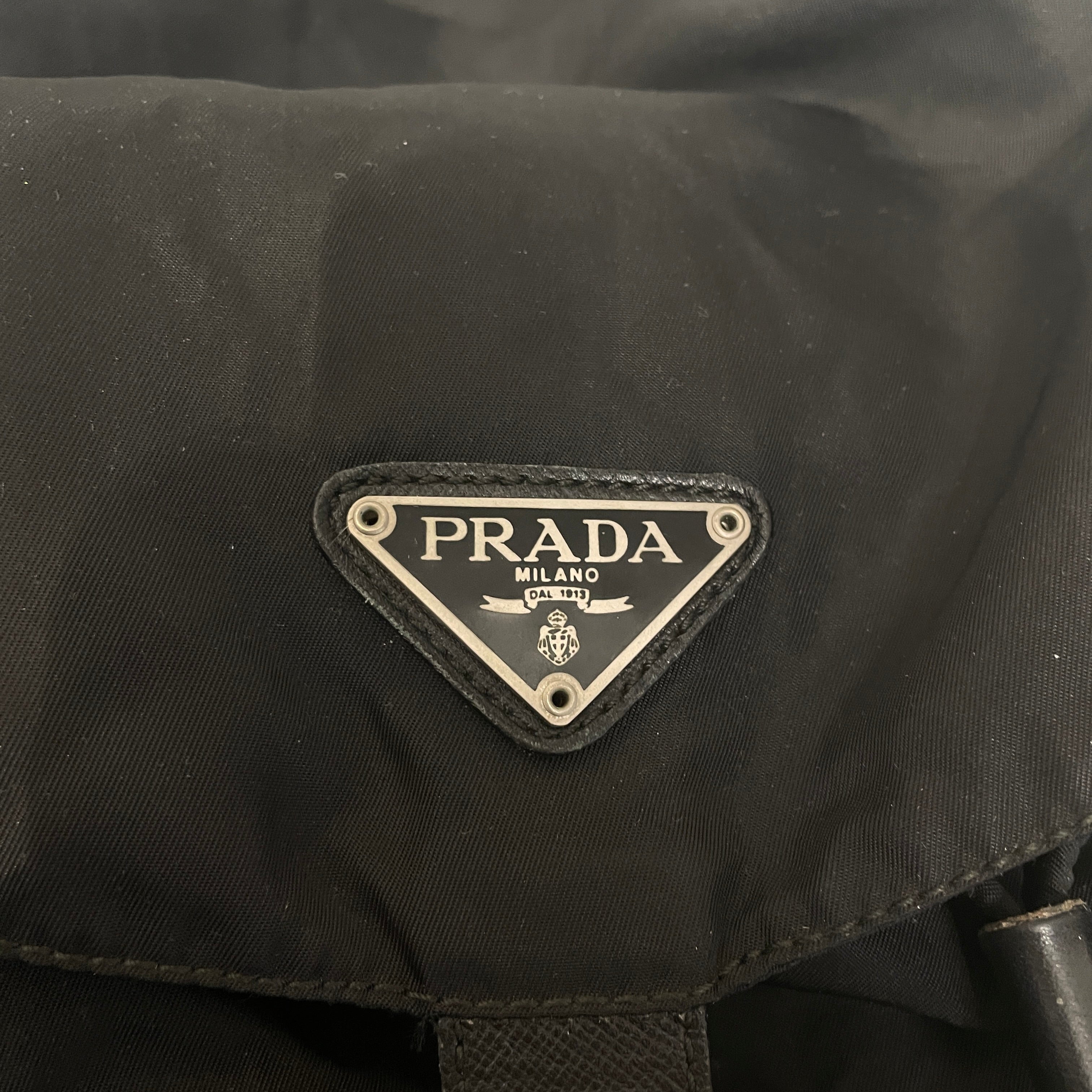 PRADA/Backpack/Nylon/BLK/VELA BACKPACK view 4