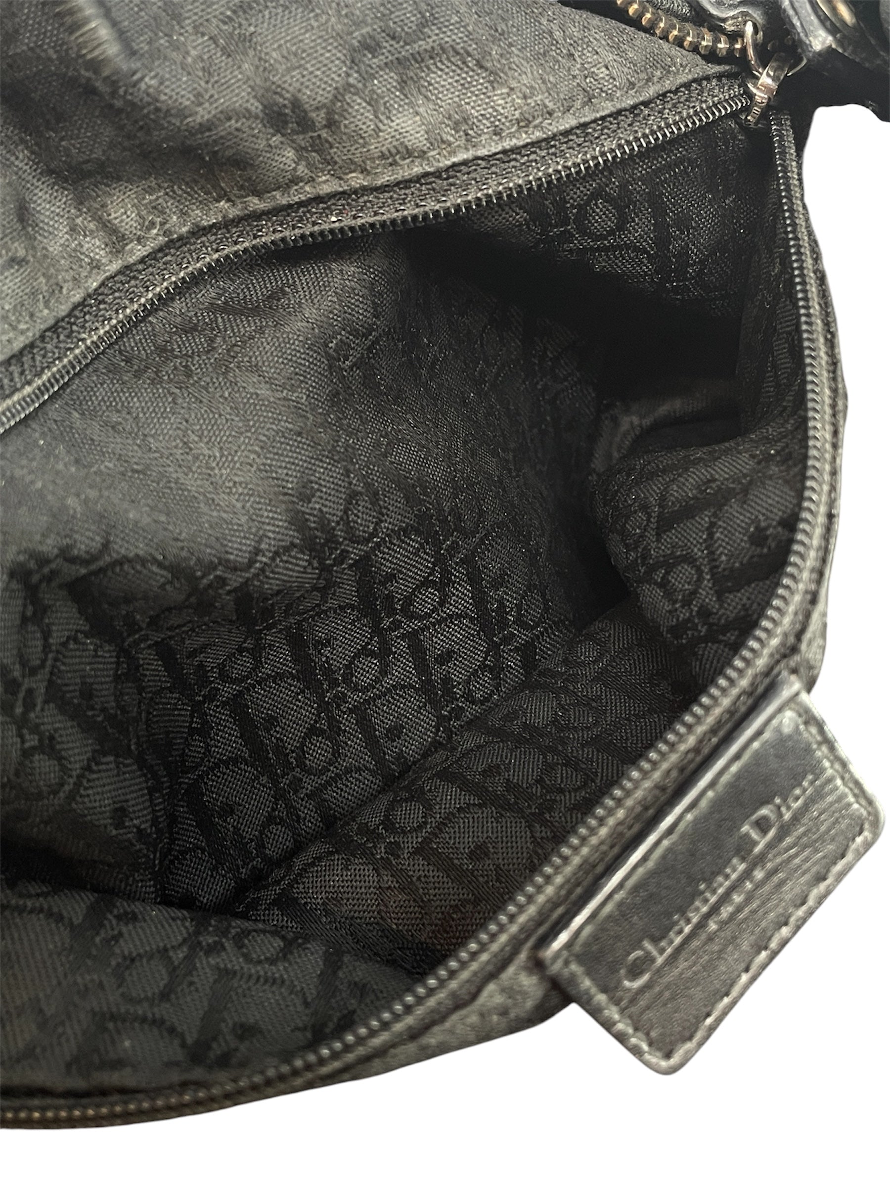 Christian Dior/Cross Body Bag/Leather/BLK/STREET CHIC HOBO BAG view 12
