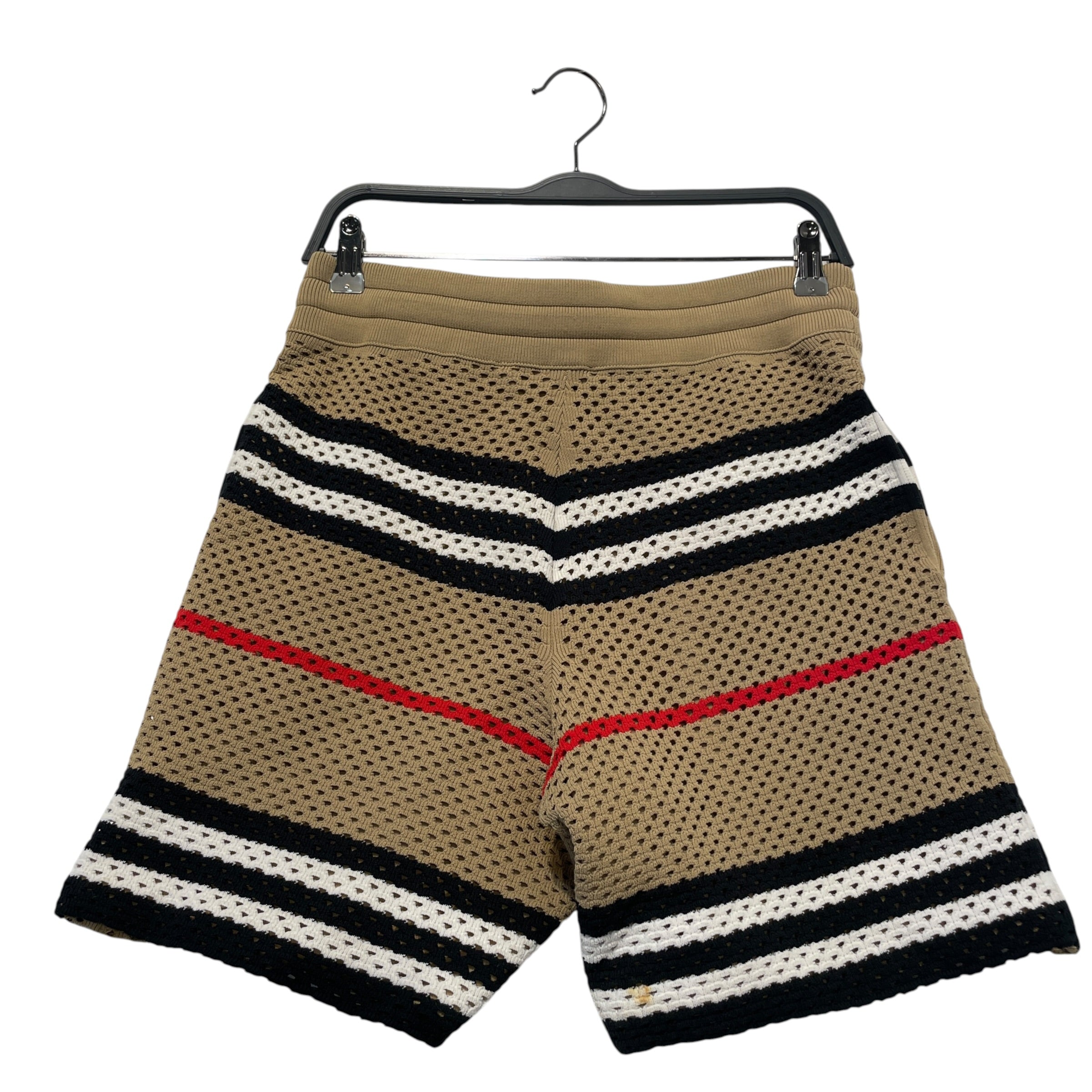 BURBERRY/Shorts/S/Cotton/BRW/Stripe/Perferated Woven Shorts view 2