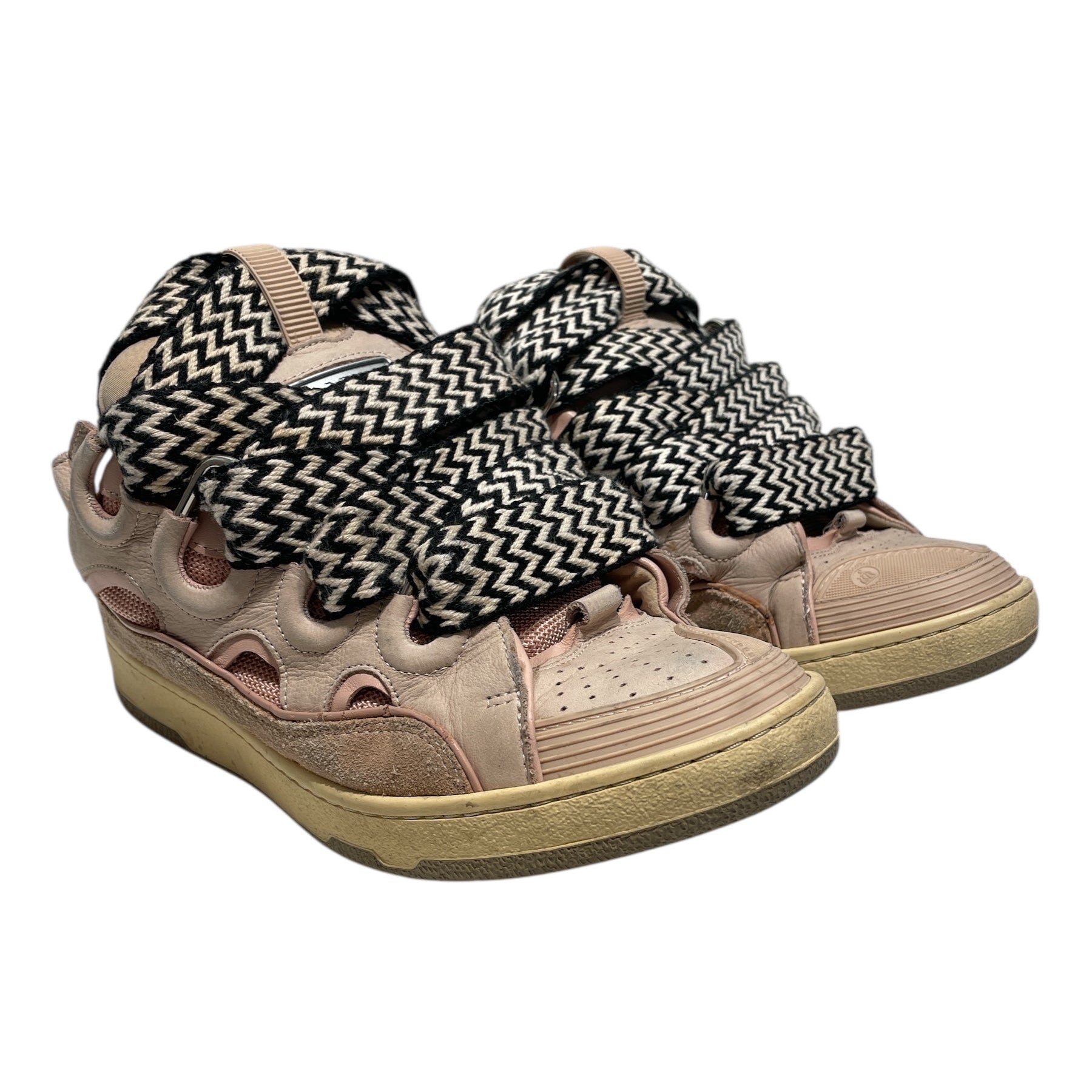 LANVIN/Low-Sneakers/EU 42/Leather/PNK/Curb Low view 1