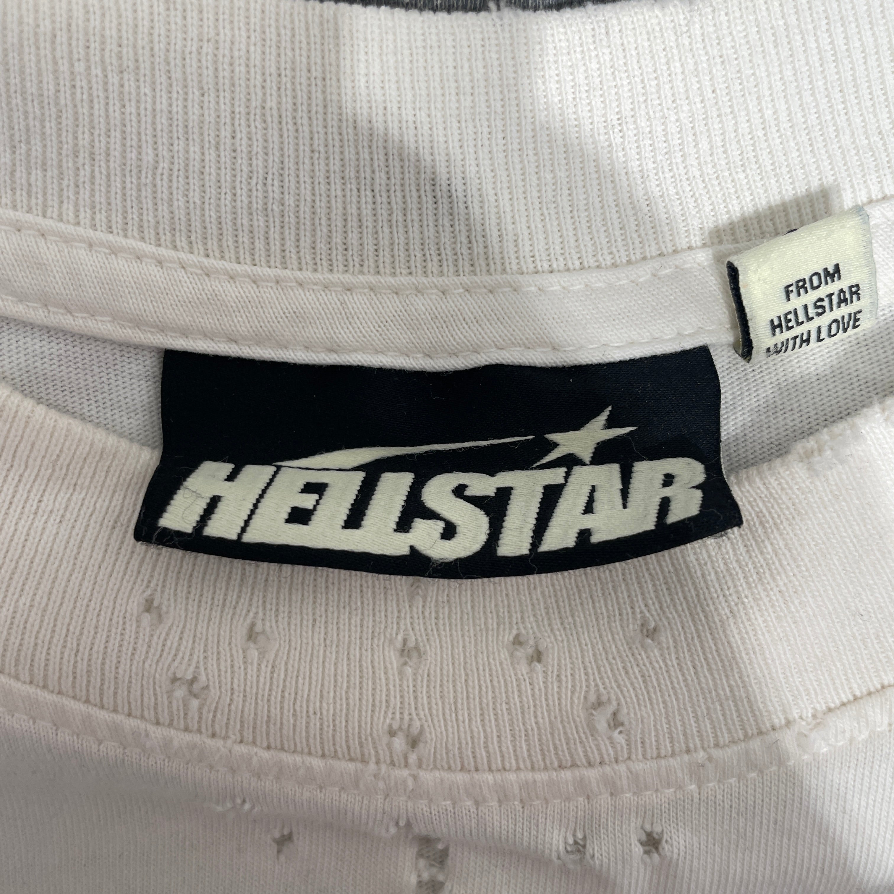 HELLSTAR/T-Shirt/XL/Cotton/WHT/All Over Print/HAVE FAITH view 3