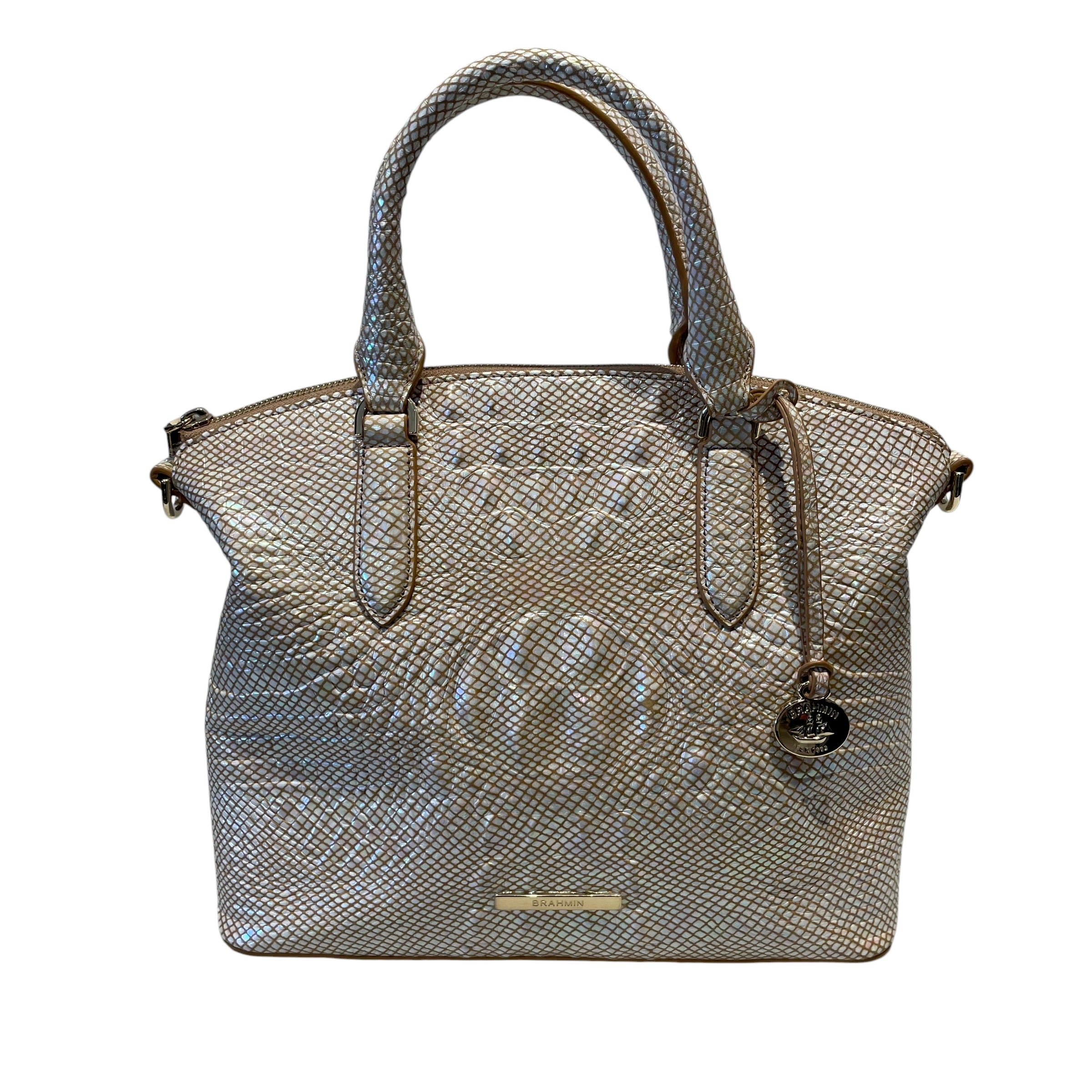 Brahmin/Tote Bag/Animal Pattern/Leather/BEG/Duxbury Python view 1