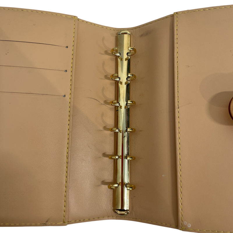 LOUIS VUITTON/Bifold Wallet/All Over Print/Leather/MLT/MURAKIN MONOGRAM AGENDA