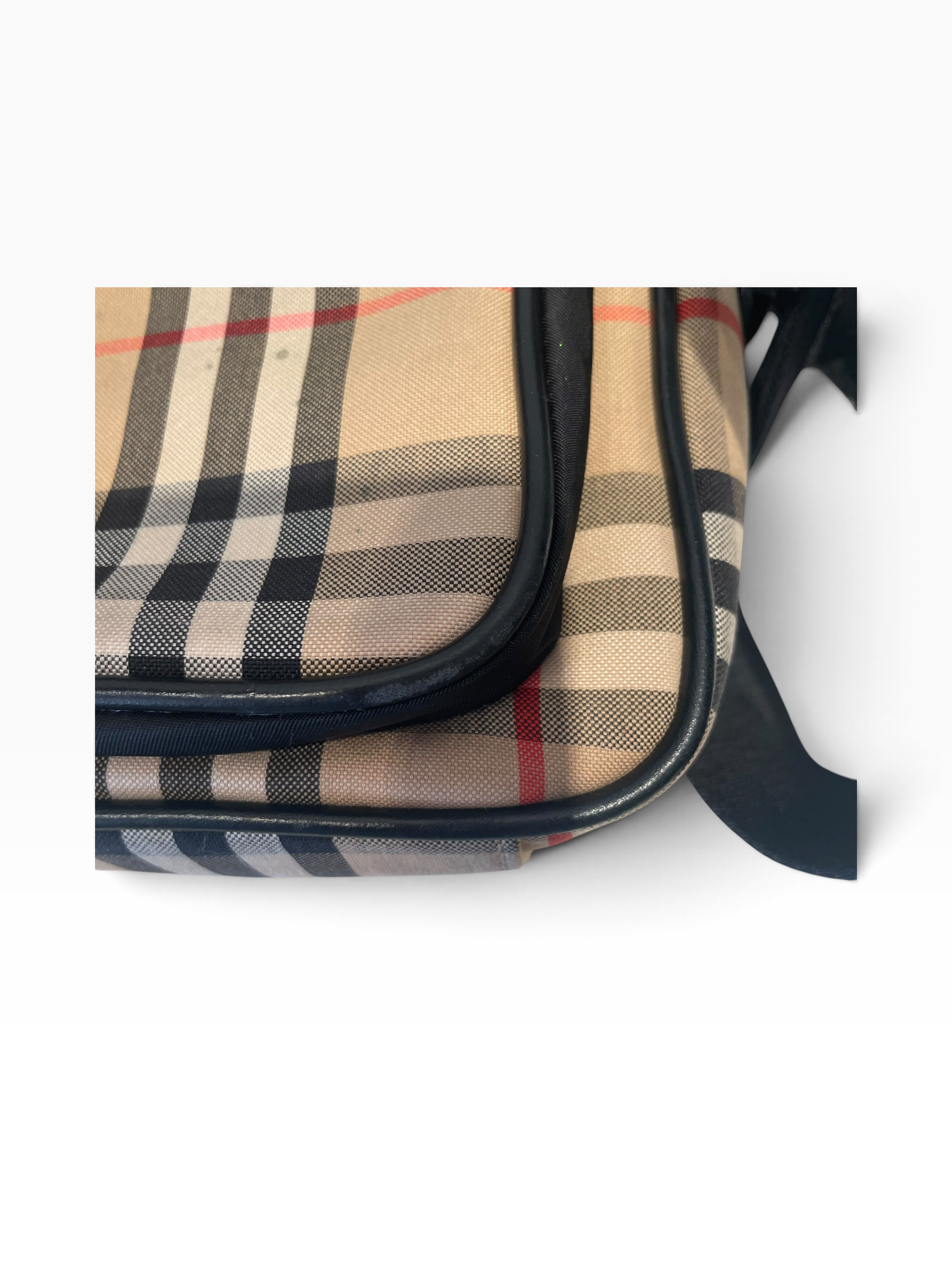 BURBERRY/Cross Body Bag/Plaid/Nylon/BEG/paddy vintage check view 11