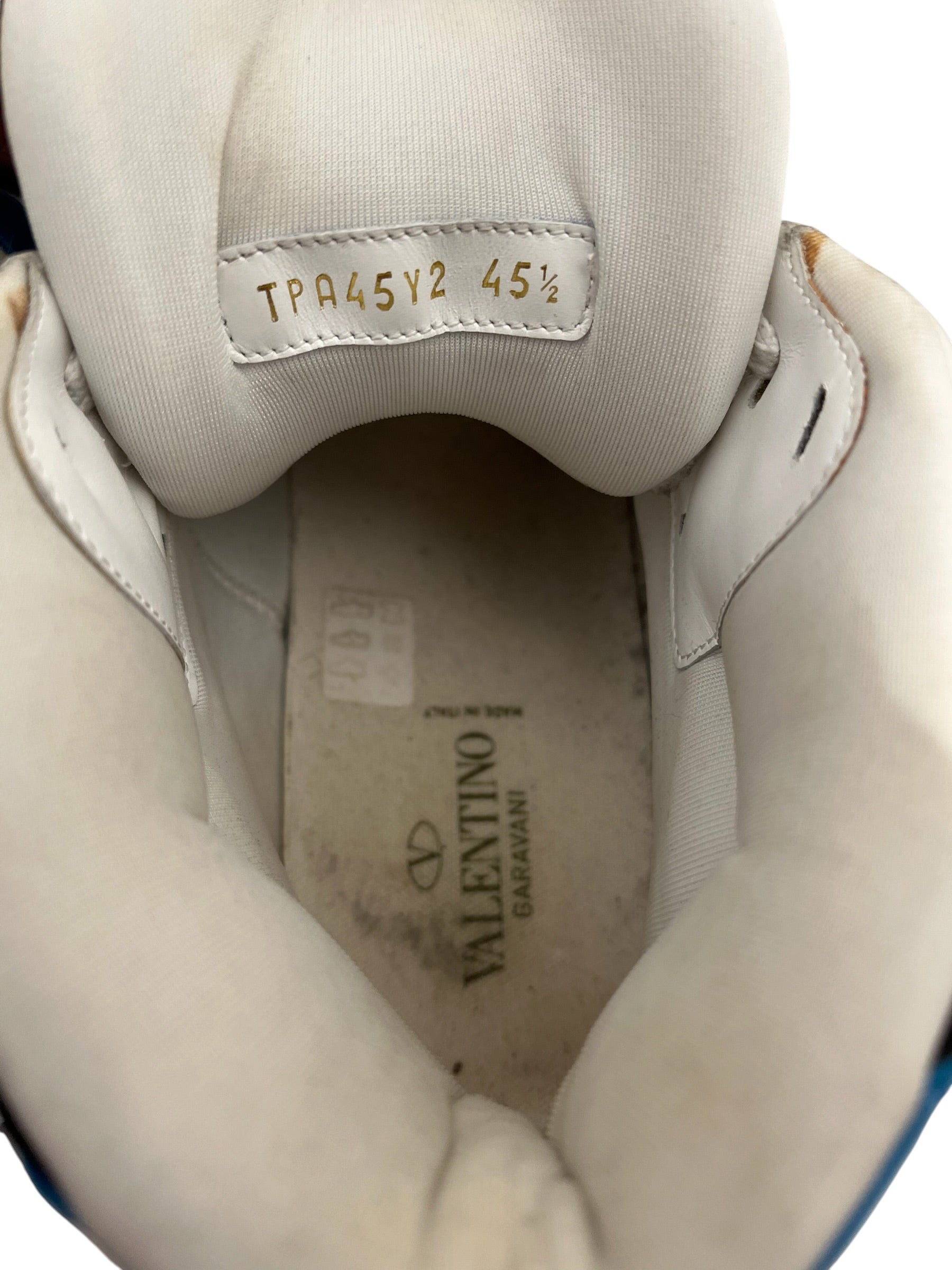 VALENTINO/Hi-Sneakers/EU 45.5/Leather/MLT/ORN, BLU, NVY, WHT MADE ONE view 6