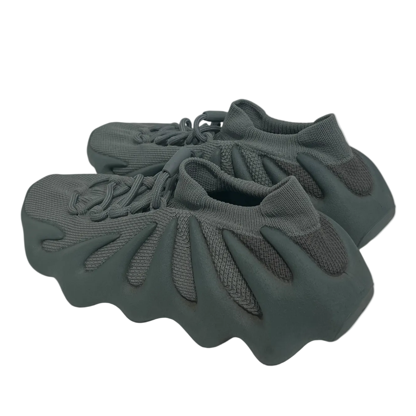 YEEZY/Low-Sneakers/US 9/Cotton/GRY/450 graphite view 2