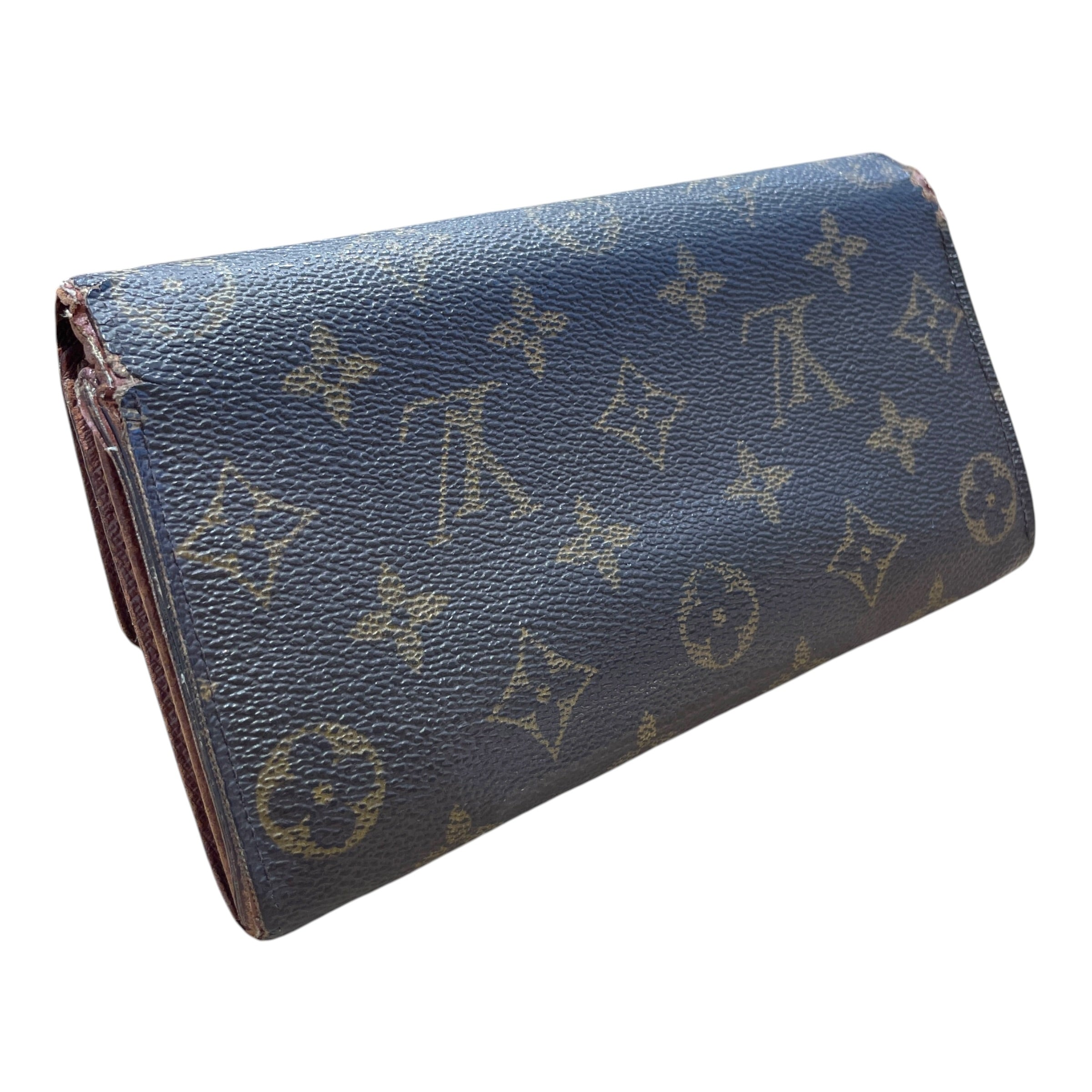 LOUIS VUITTON/Long Wallet/Monogram/Leather/BRW/L's/Monogram Sarah Wallet view 2