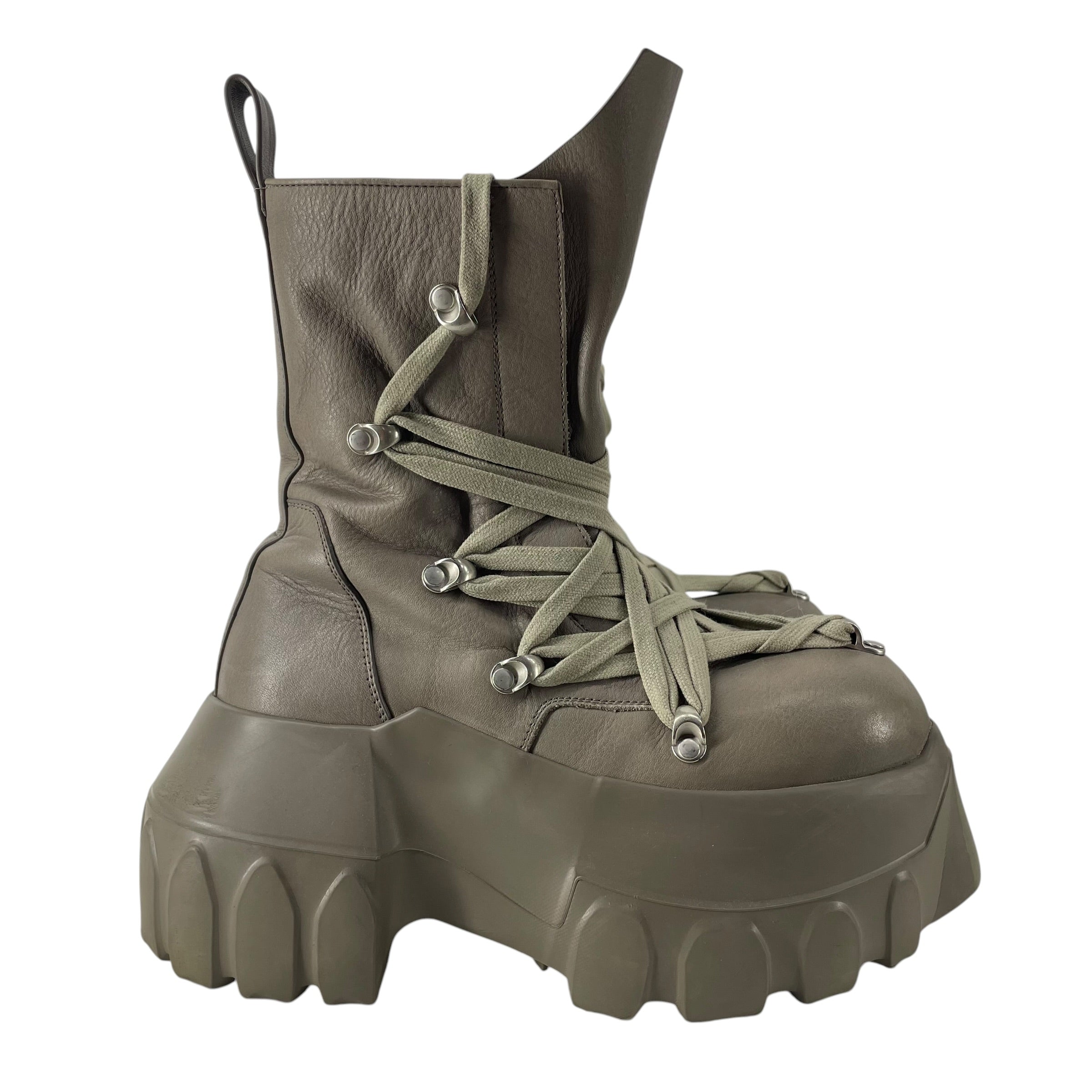 Rick Owens/Lace Up Boots/EU 36/Leather/GRY/MEGA LACE DUST TOWER view 2
