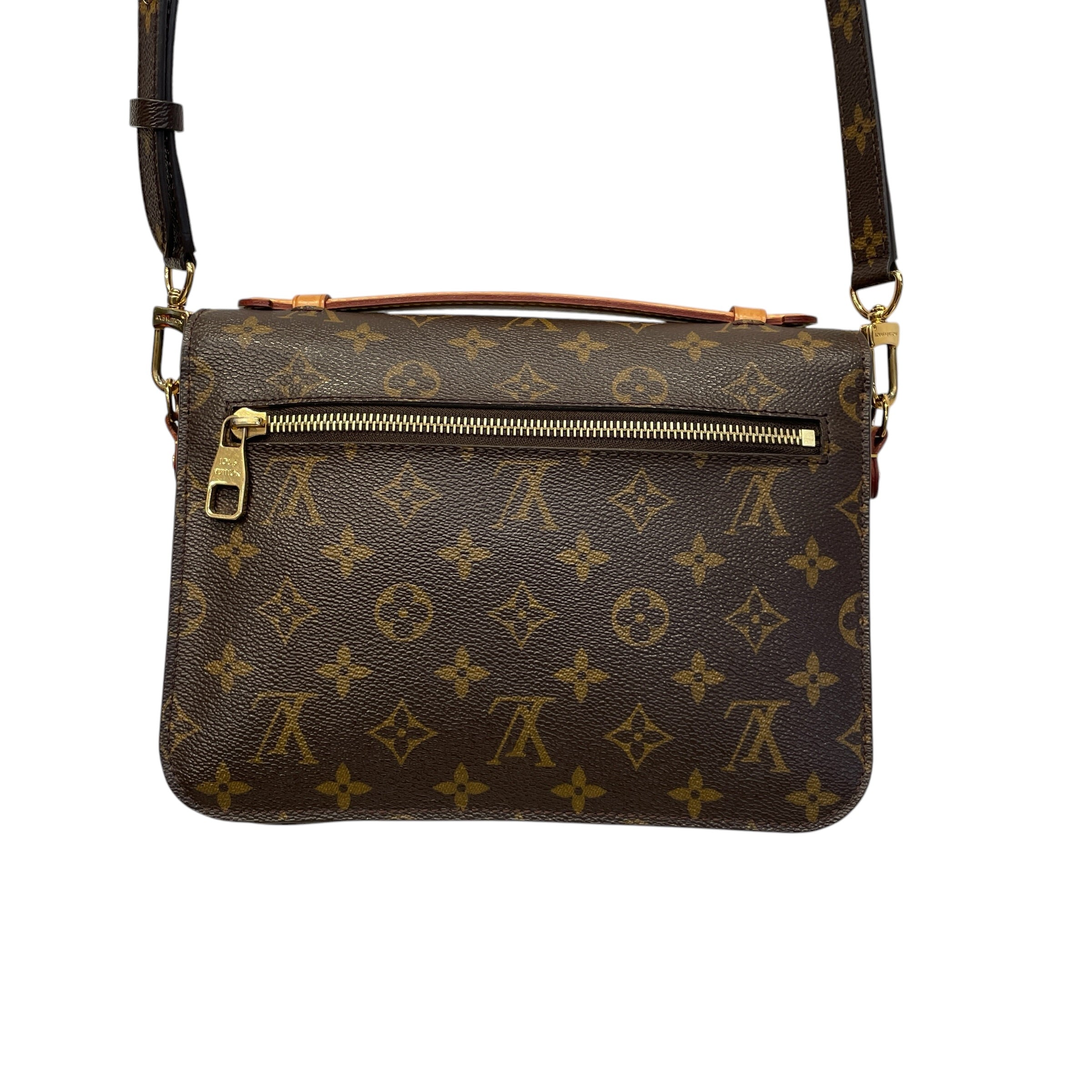 LOUIS VUITTON/Cross Body Bag/Monogram/Leather/BRW/POUCHETTE METIS view 4