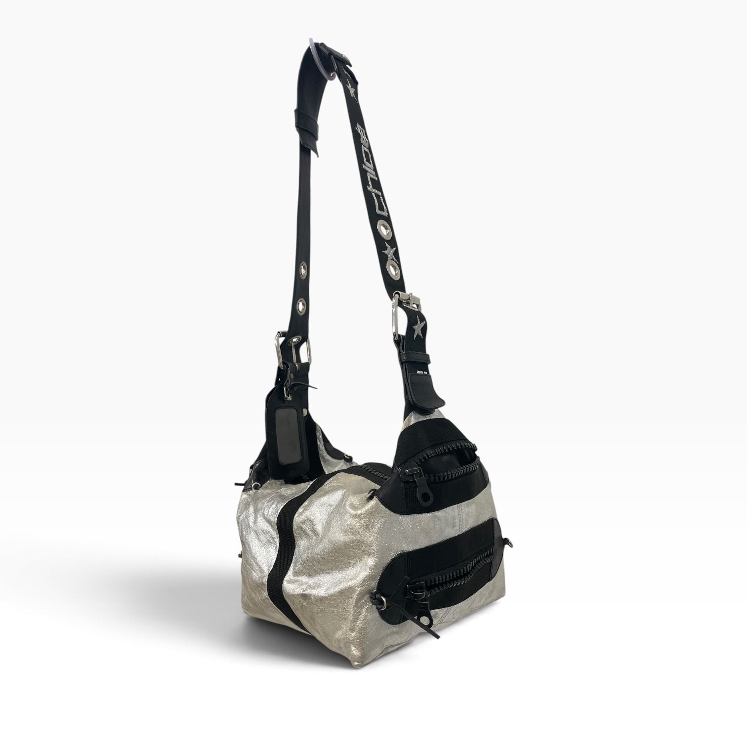 Chloe/Bag/Polyester/SLV/2004 silver camera bag view 4