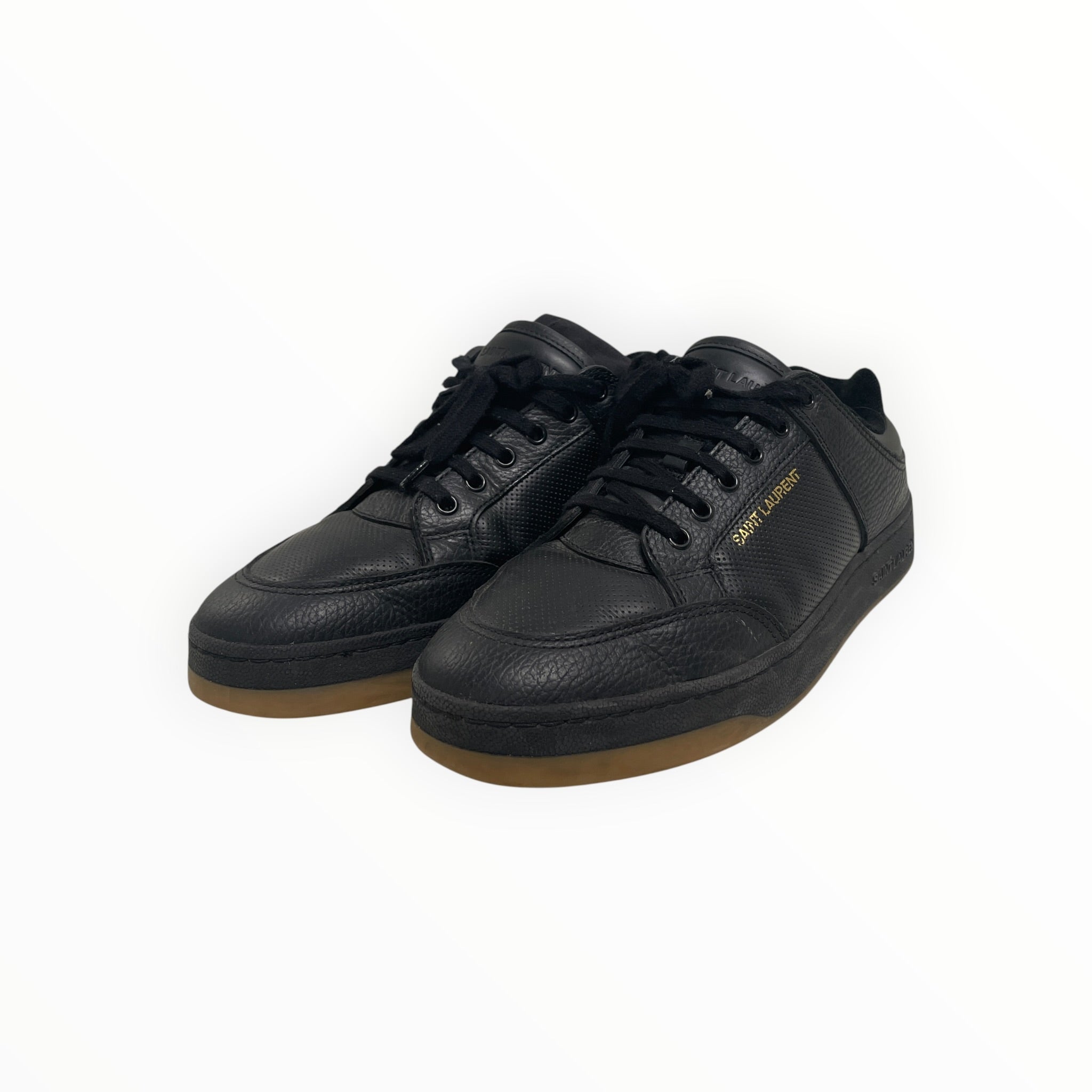 SAINT LAURENT/Low-Sneakers/EU 41/Leather/BLK/SL-61 / ALL BLK view 1