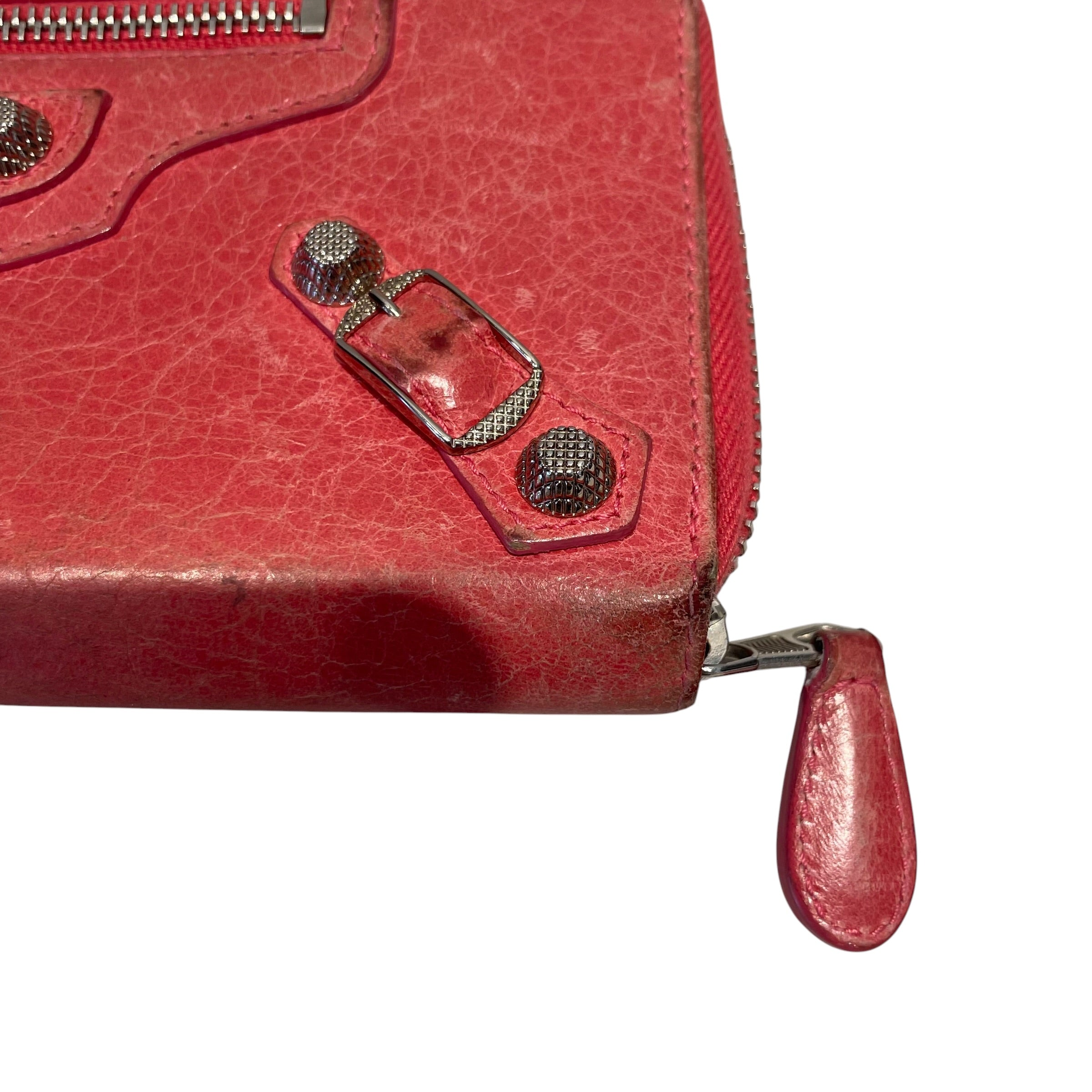 BALENCIAGA/Long Wallet/Leather/RED/L's/CLASSIC CONTINENTAL view 6