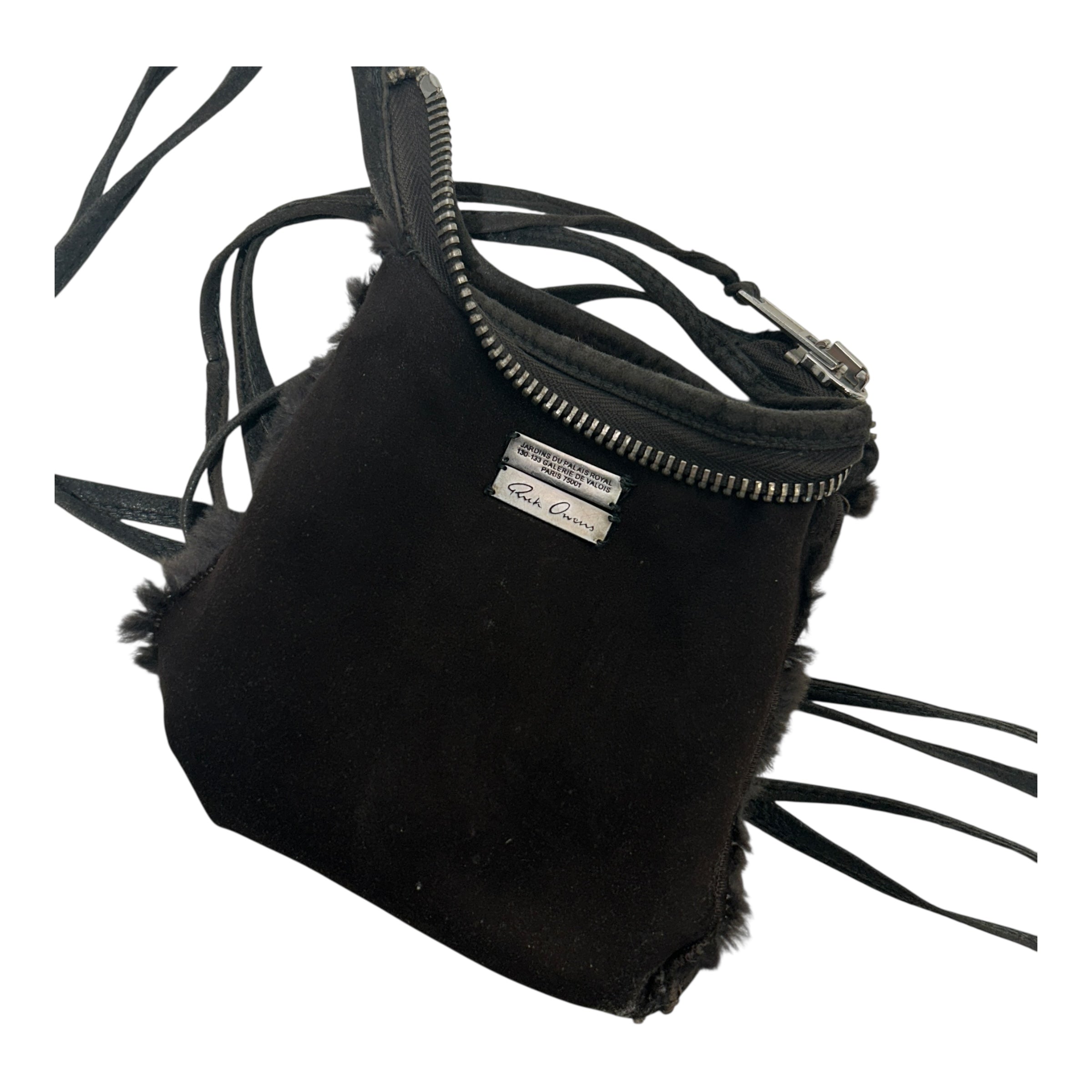 Rick Owens/Pouch/Fur/BRW/HUN MINK SIDE POUCH view 12