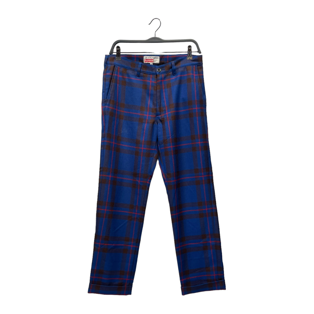 Supreme plaid vintage work pants