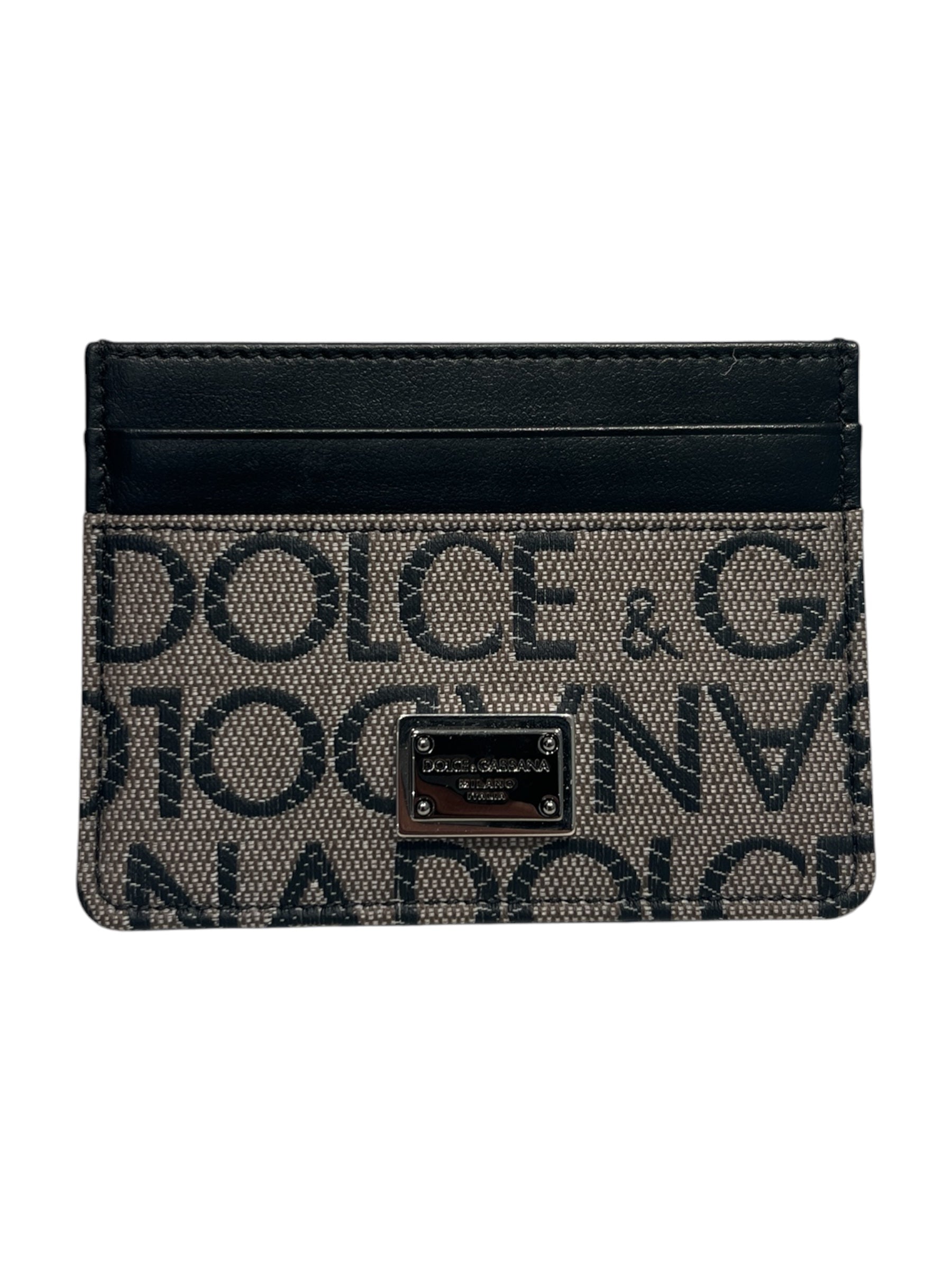 DOLCE&GABBANA/Wallet/Monogram/Leather/BLK/ view 1