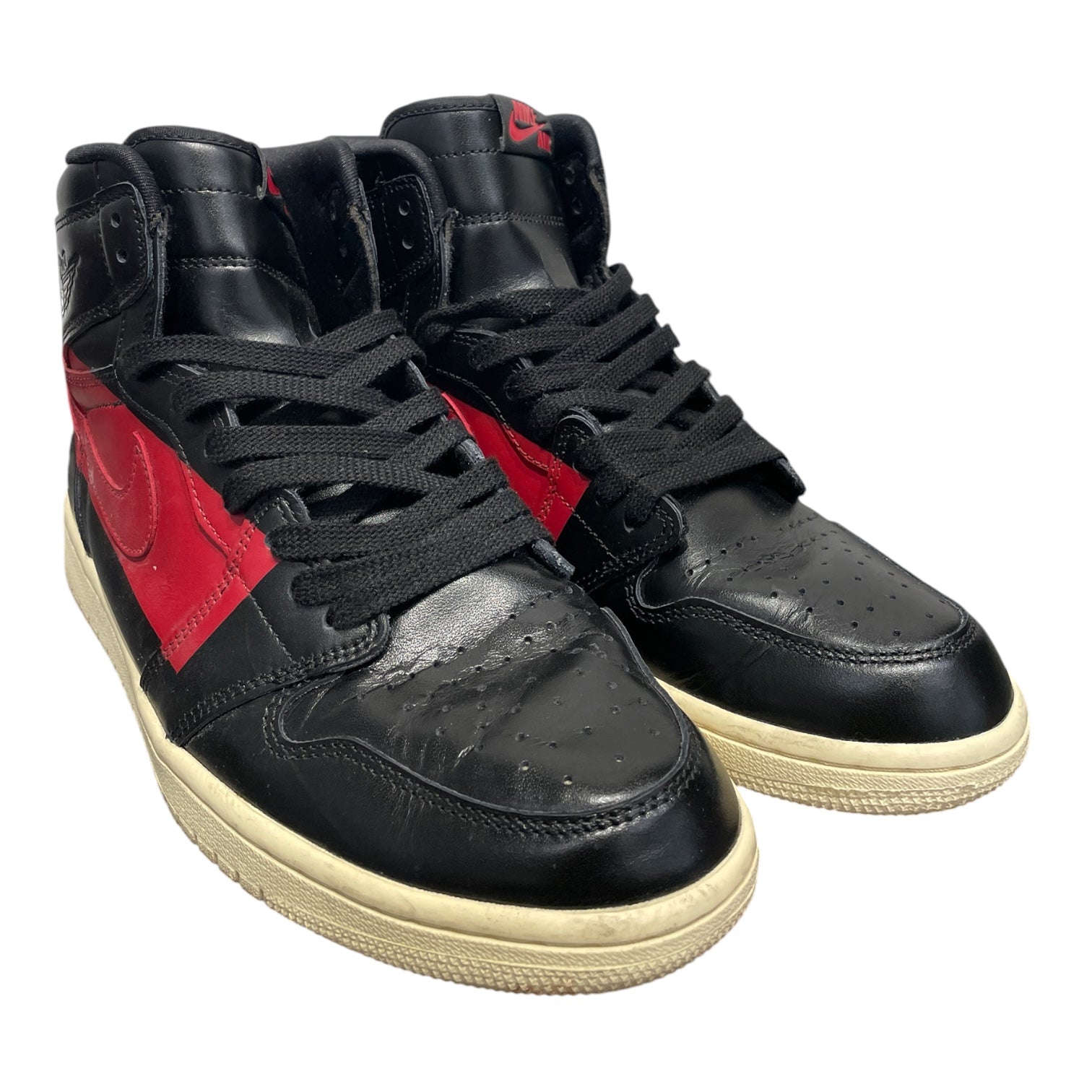 NIKE/AIR JORDAN 1 HIGH OG DEFIANT/Hi-Sneakers/US 10.5/Leather/BLK/BQ6682-006 view 1