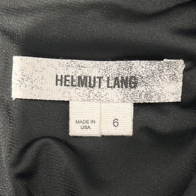 Helmut Lang/SS Dress/6/Cotton/BLK/