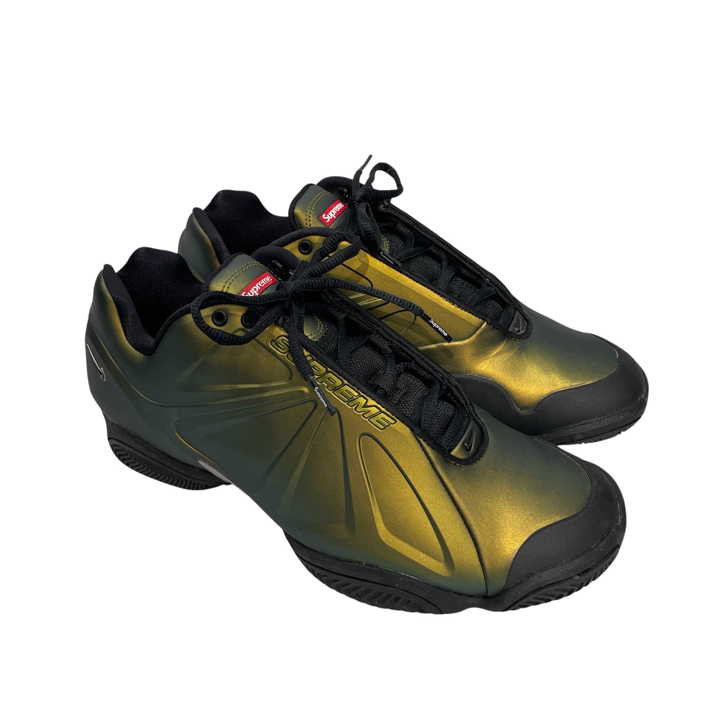 Supreme/NIKE/Low-Sneakers/US 11/Border/Nylon/GRN/AIR ZOOM COURTPOSITE/SUPREME view 1