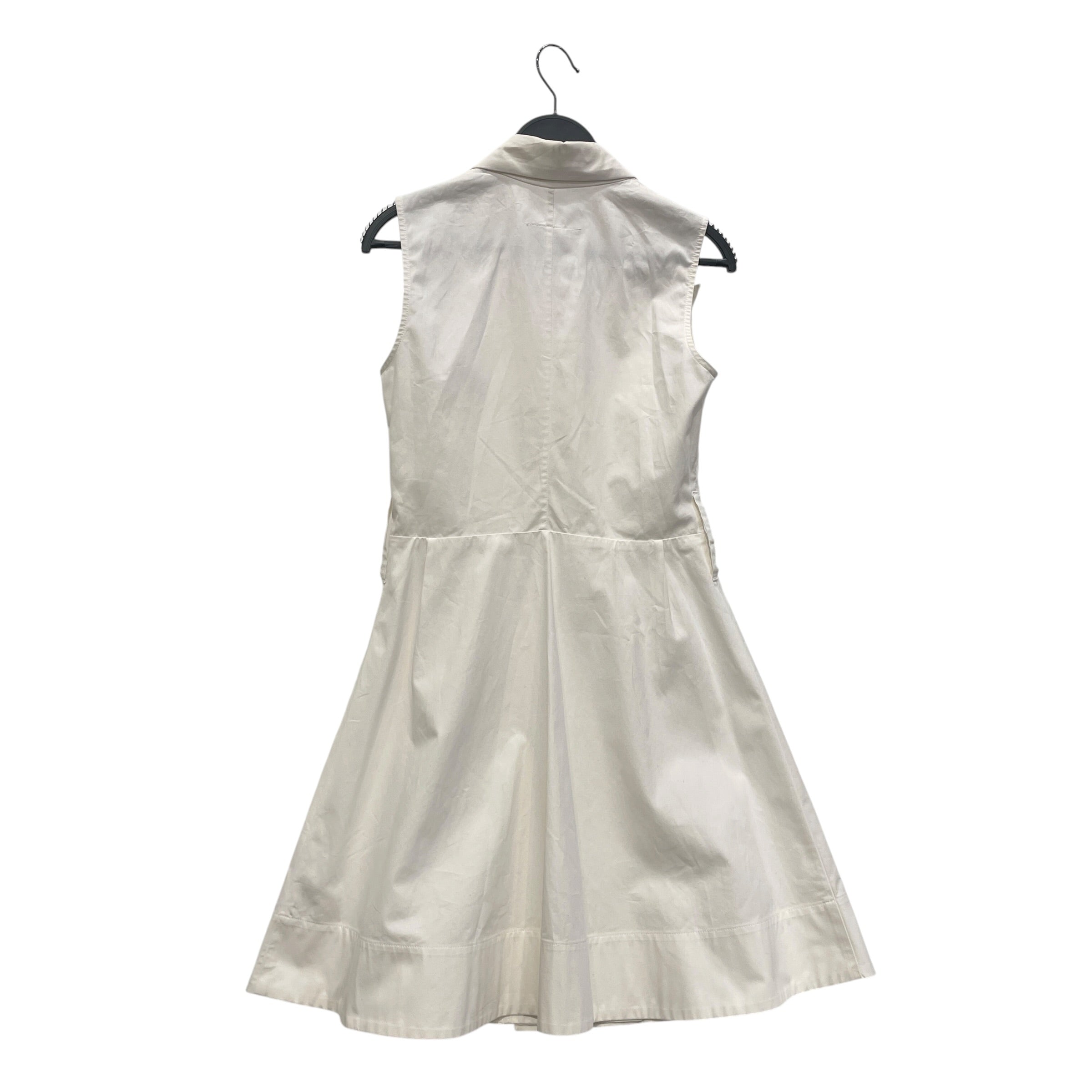 MM6/SL Dress/40/Cotton/WHT/TAILORED BELTED DRESS view 2