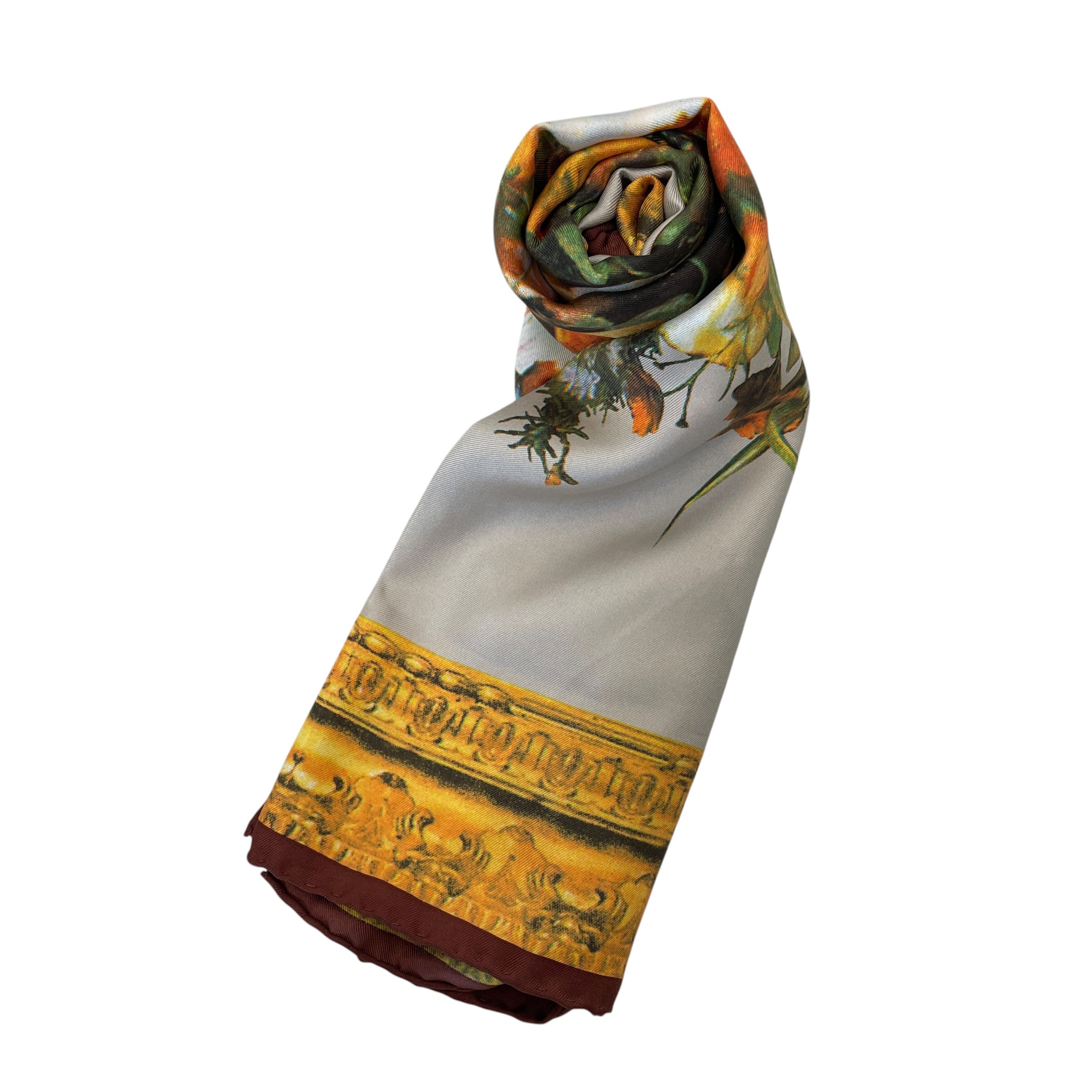 DOLCE&GABBANA/Scarf/All Over Print/Silk/YEL/L's/ANGEL BABIES view 1