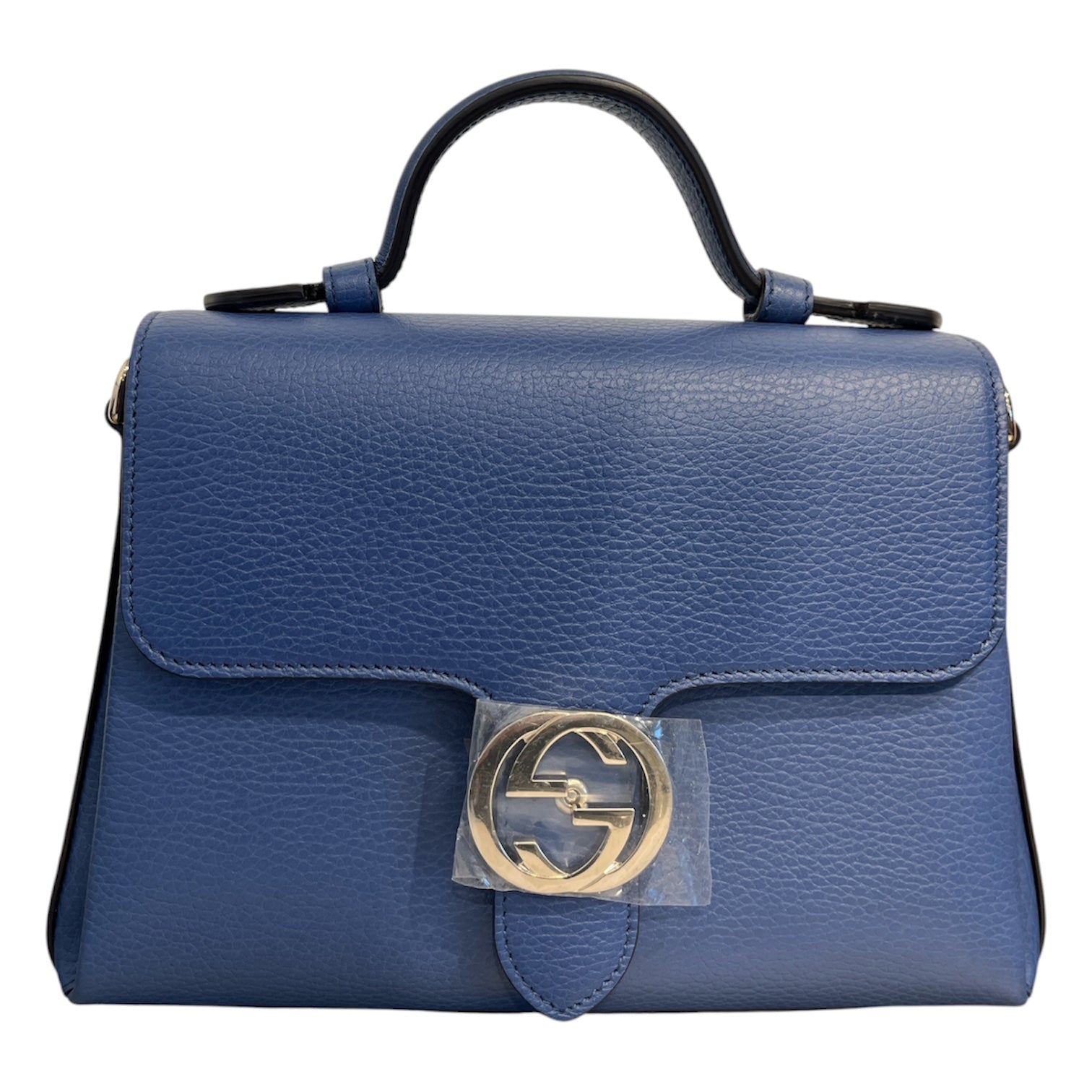GUCCI/Bag/Leather/BLU/Interlocking G view 2