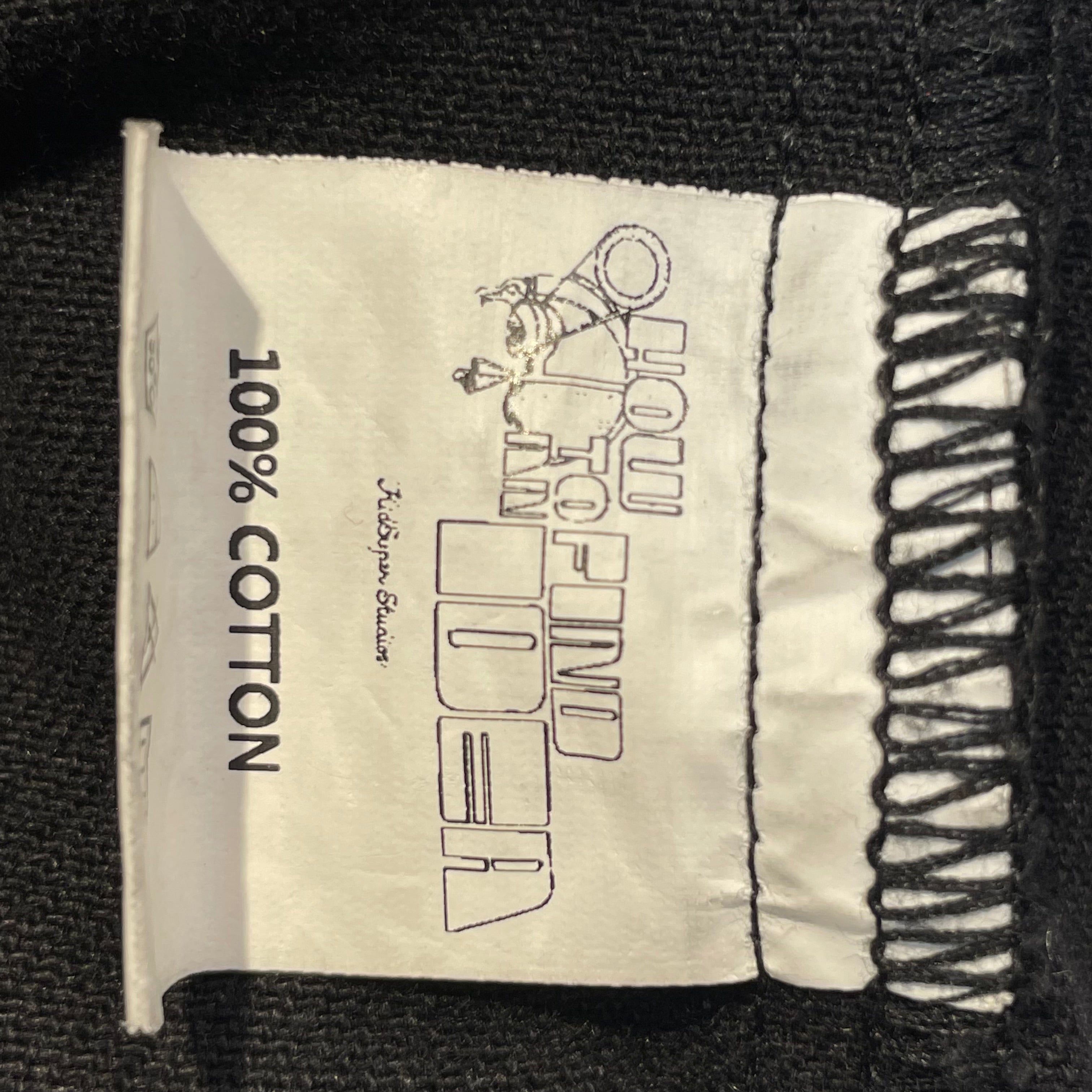 KIDSUPER STUDIOS/Denim Jkt/M/Corduroy/BLK/MESSY STICHED view 4