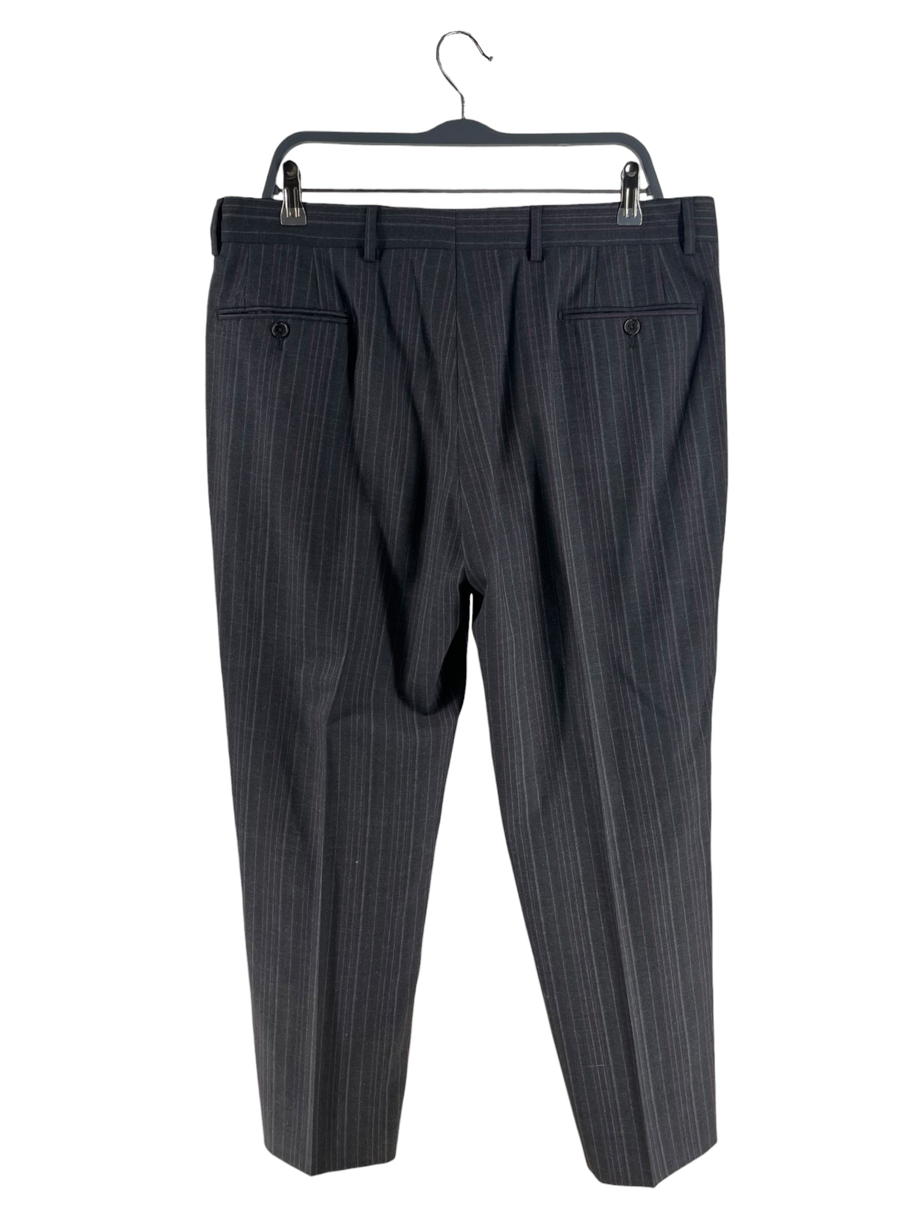 ETRO/T&B Set/54/Stripe/Acrylic/GRY/PINSTRIPE SUIT PAISLEY LINING view 2