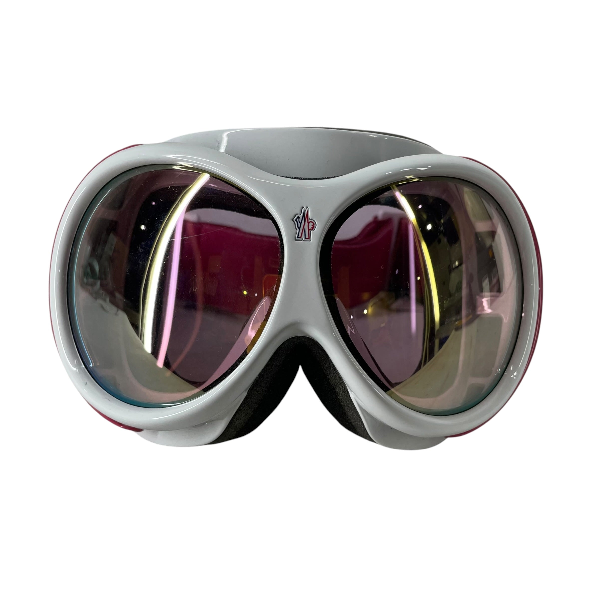MONCLER/Sunglasses/Plastic/PNK/L's/SKI GOGGLES/ WHITE view 1