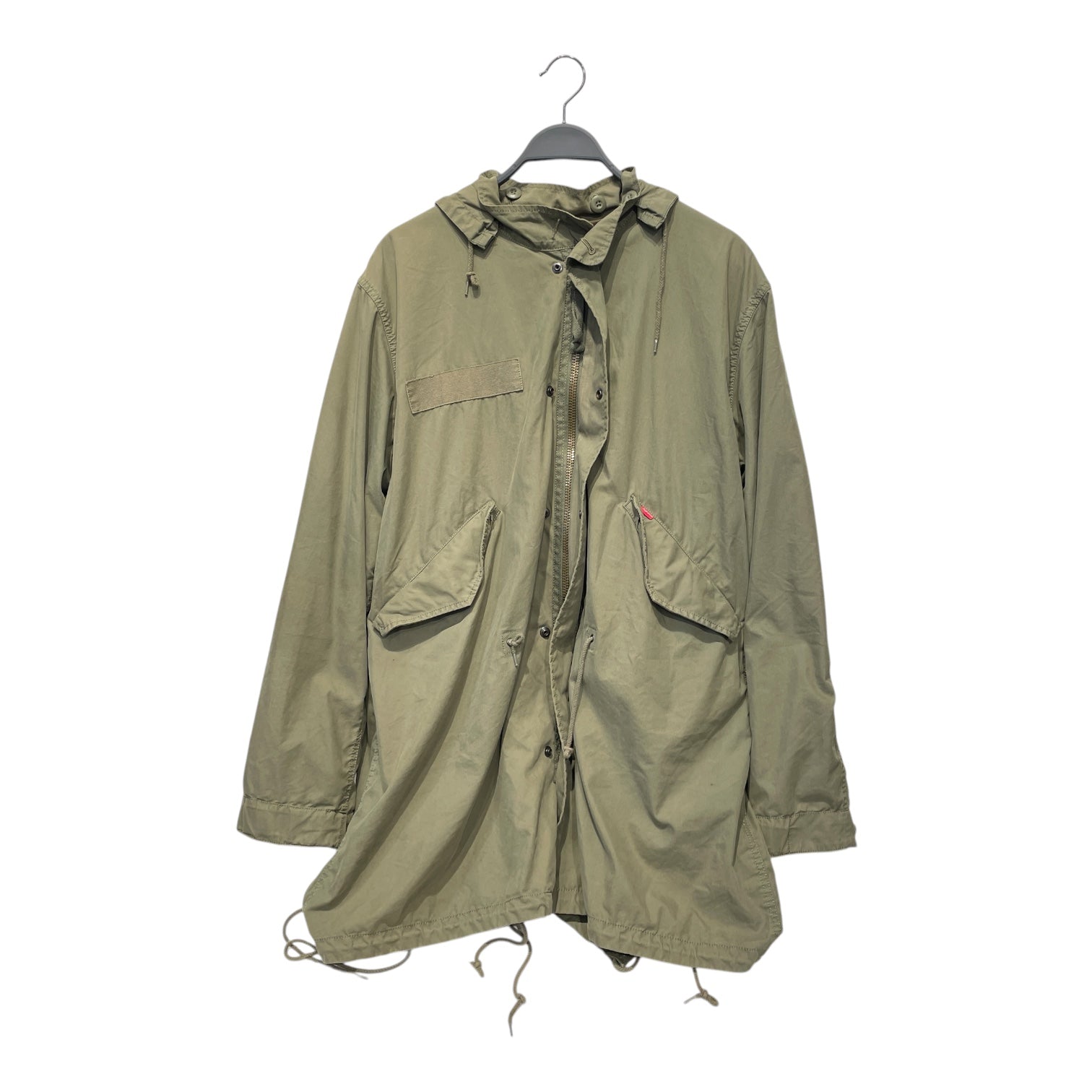 Supreme/Mod Parka/L/Cotton/GRN/FW15 JUSTICE FOR ALL FISHTAIL view 1