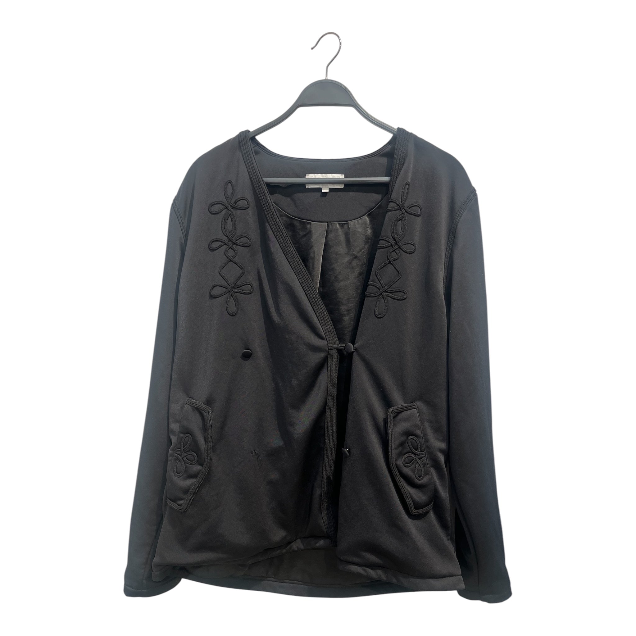 KITH/Cardigan/M/Polyester/BLK/emboridered japanese style view 1