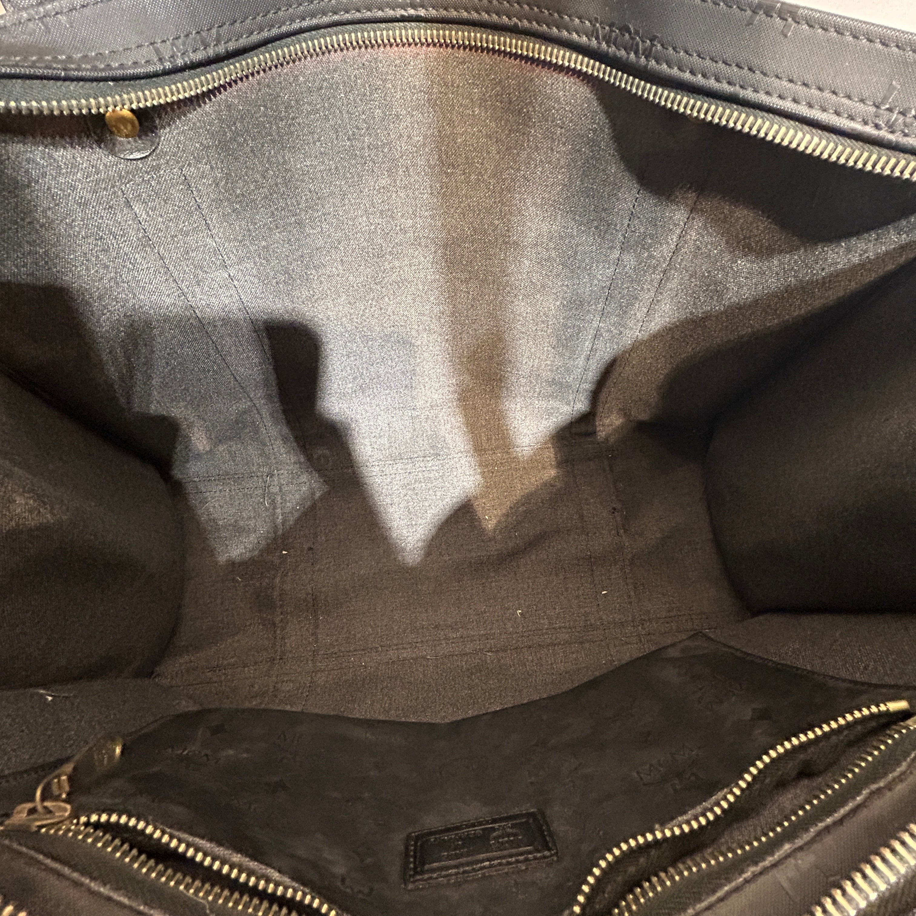MCM/Bag/Monogram/Nylon/BLK/VINTAGE TOTE view 4