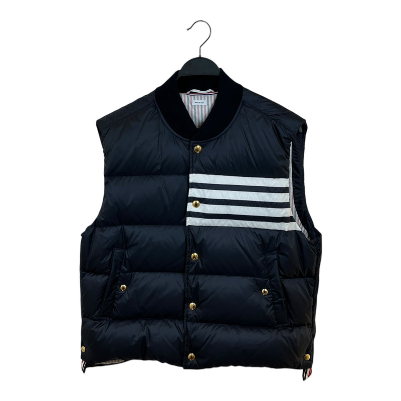 THOM BROWNE. NEW YORK/Puffer Vest/5/Nylon/NVY/MVD017X-05411415