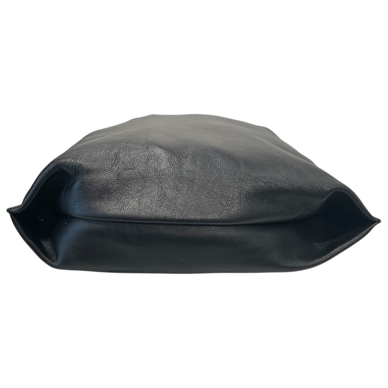 BALENCIAGA/Clutch Bag/L/Leather/BLK/BALENCIAGA CAT BAG