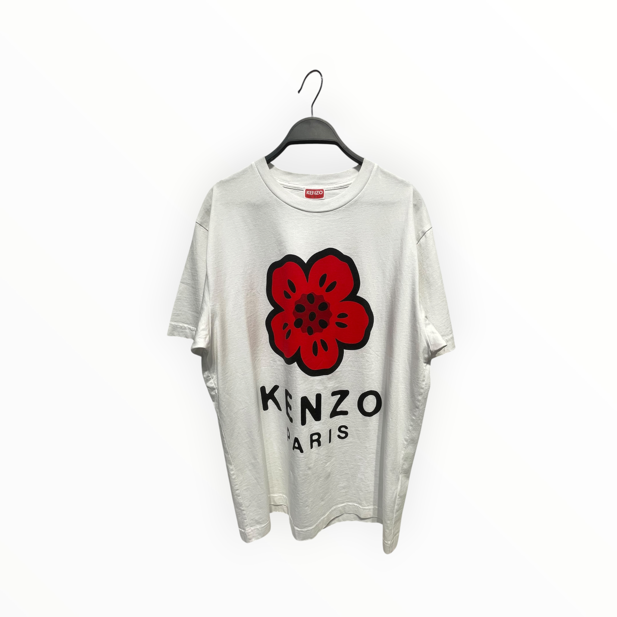 KENZO/T-Shirt/M/Cotton/WHT/KENZO FLOWER GRAPHIC view 1