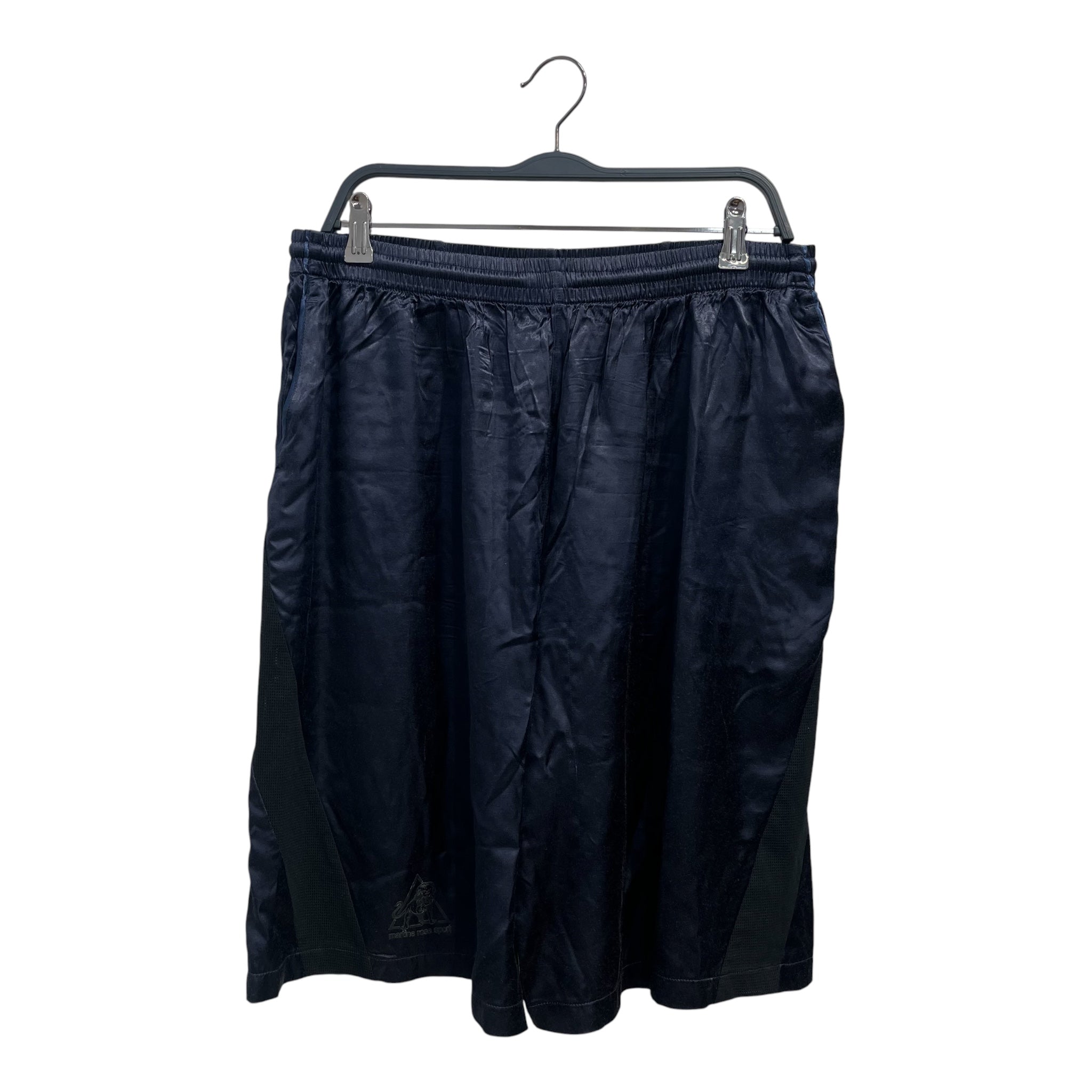 MARTINE ROSE/Shorts/LION SPORT LOGO BLK MESH BBALL view 1