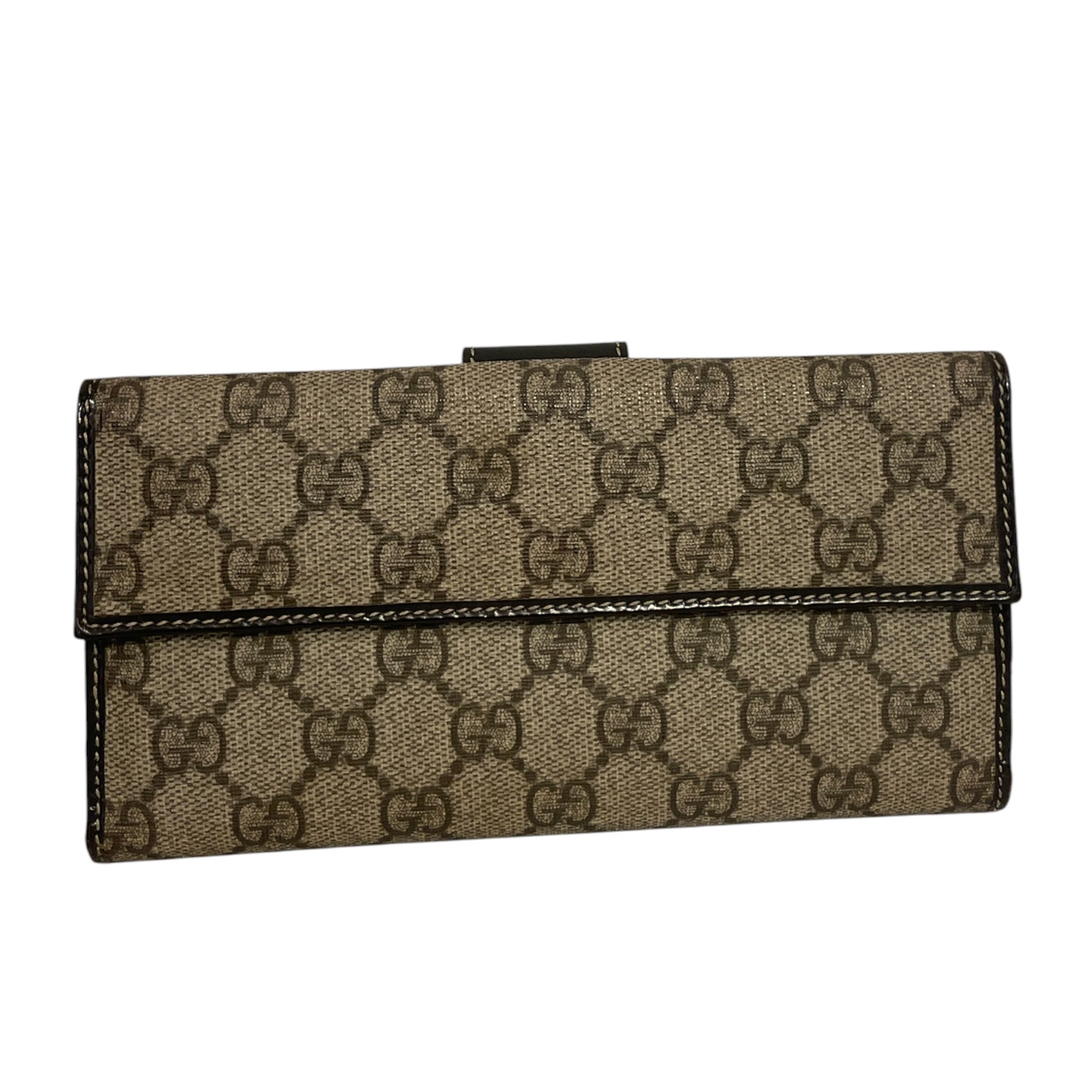 GUCCI/Long Wallet/Monogram/Leather/KHK/L's/JVMD27X view 2