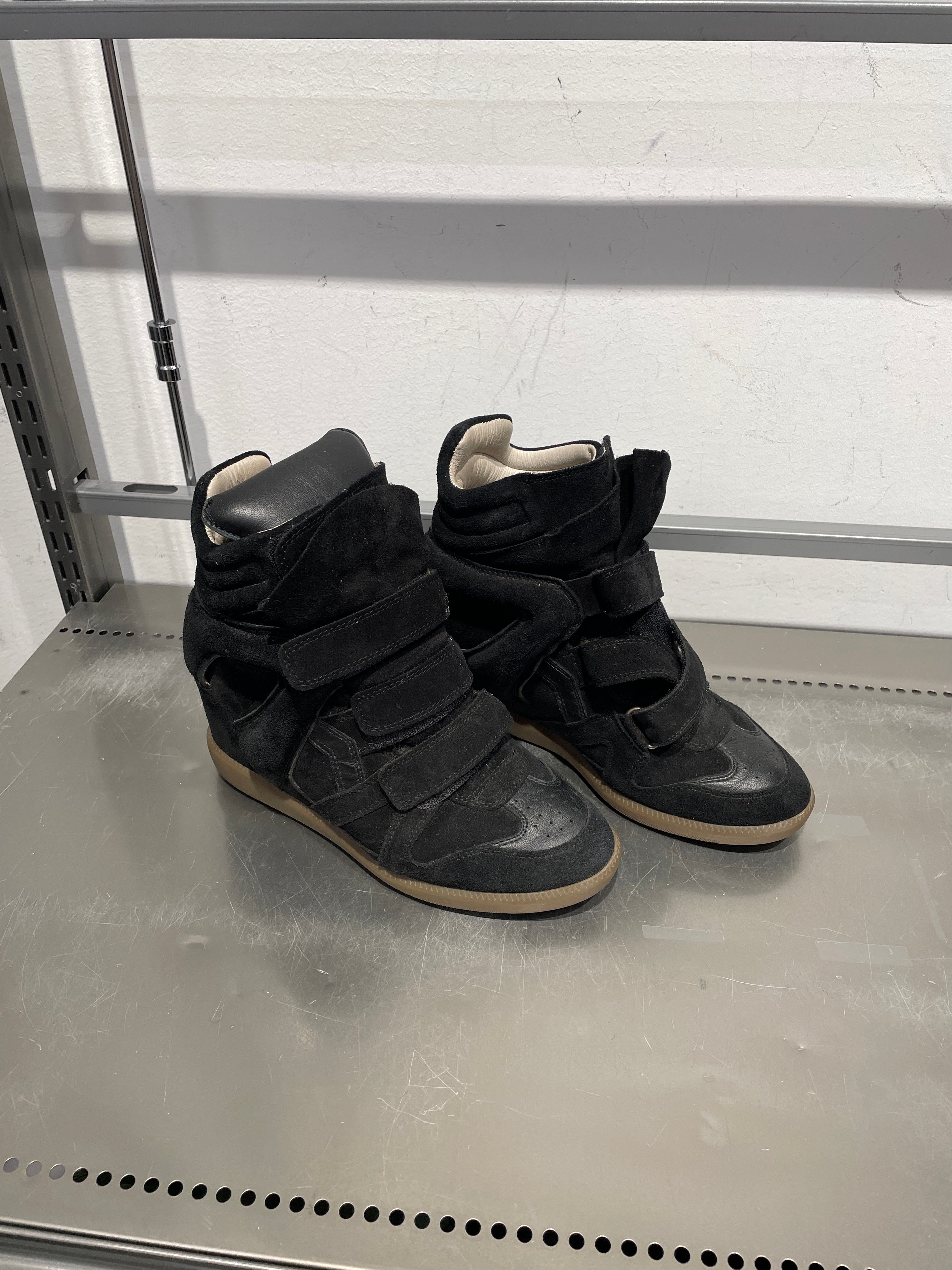 ISABEL MARANT/Hi-Sneakers/EU 40/BLK/Ankle Strap/Basket sneaker view 1