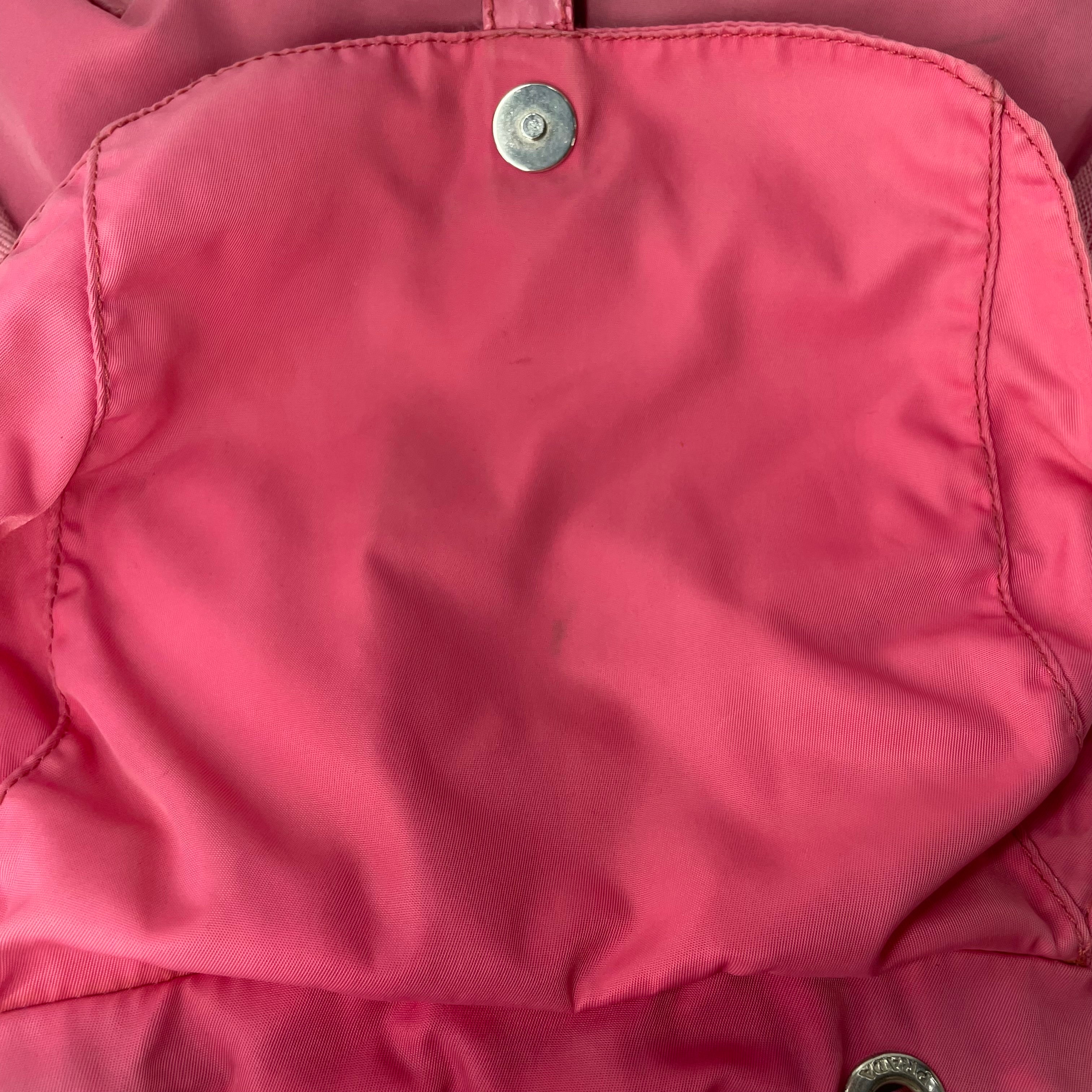 PRADA/Backpack/Polyester/PNK/PRADA VELA DOUBLE POCKET BP view 7