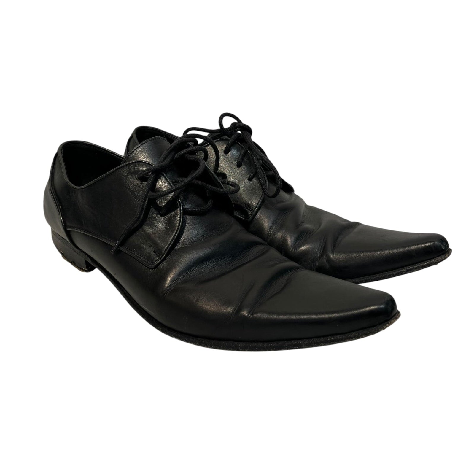 DOLCE&GABBANA/Dress Shoes/US 8/Leather/BLK/ view 1
