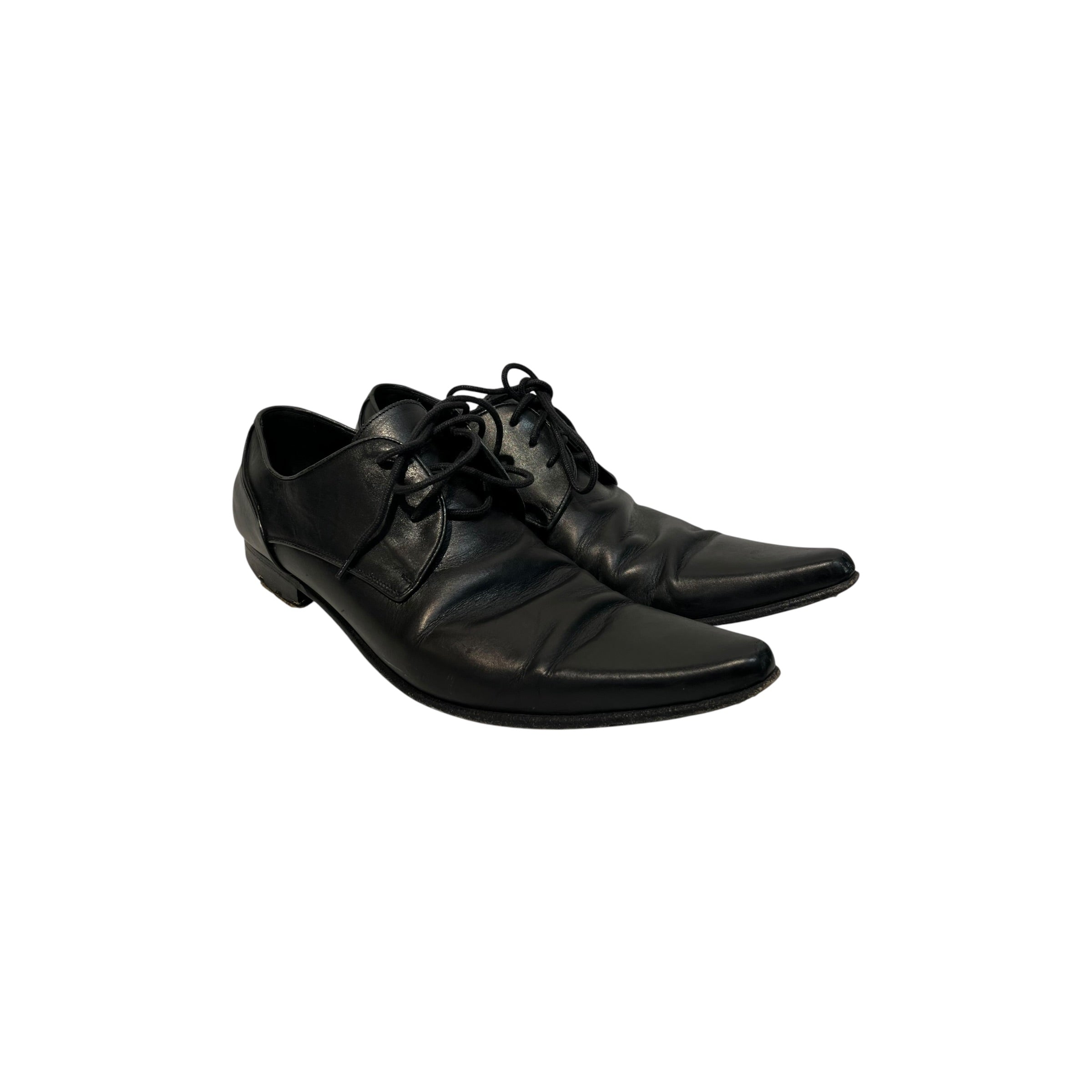 DOLCE&GABBANA/Dress Shoes/US 8/Leather/BLK/ view 1