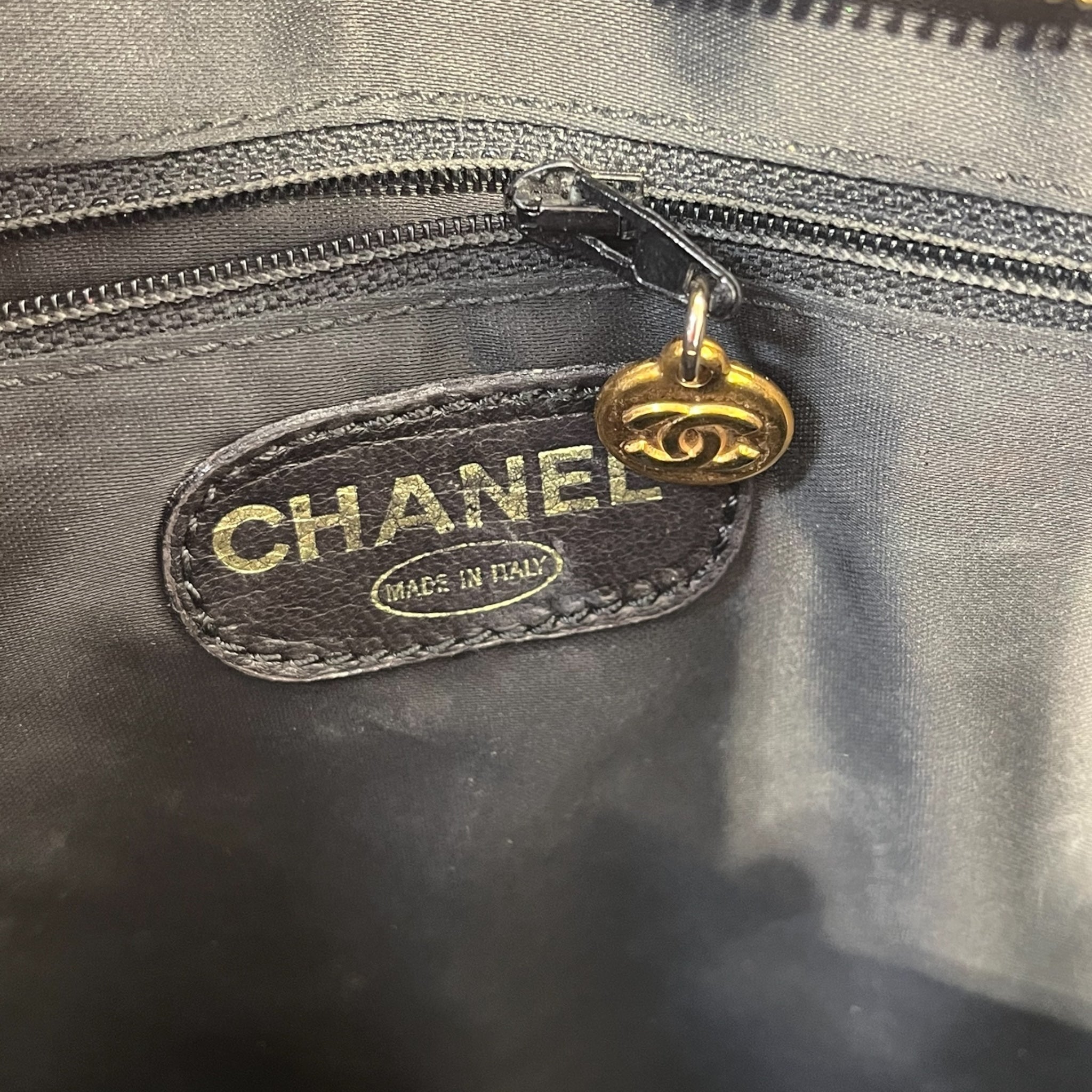 CHANEL/Hand Bag/Leather/BLK/ view 8