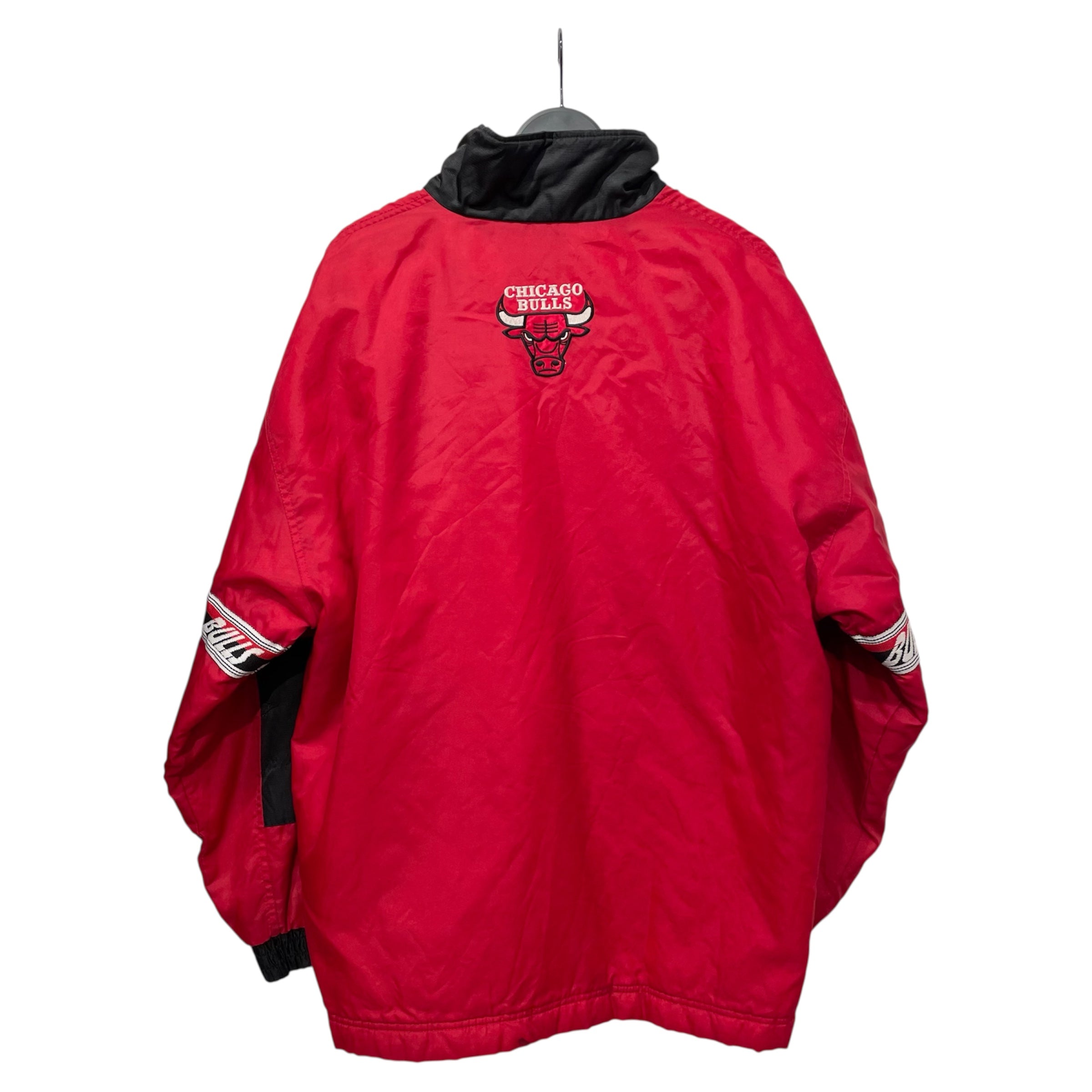Vintage/Puffer Jkt/L/Nylon/RED/chicago bulls view 2