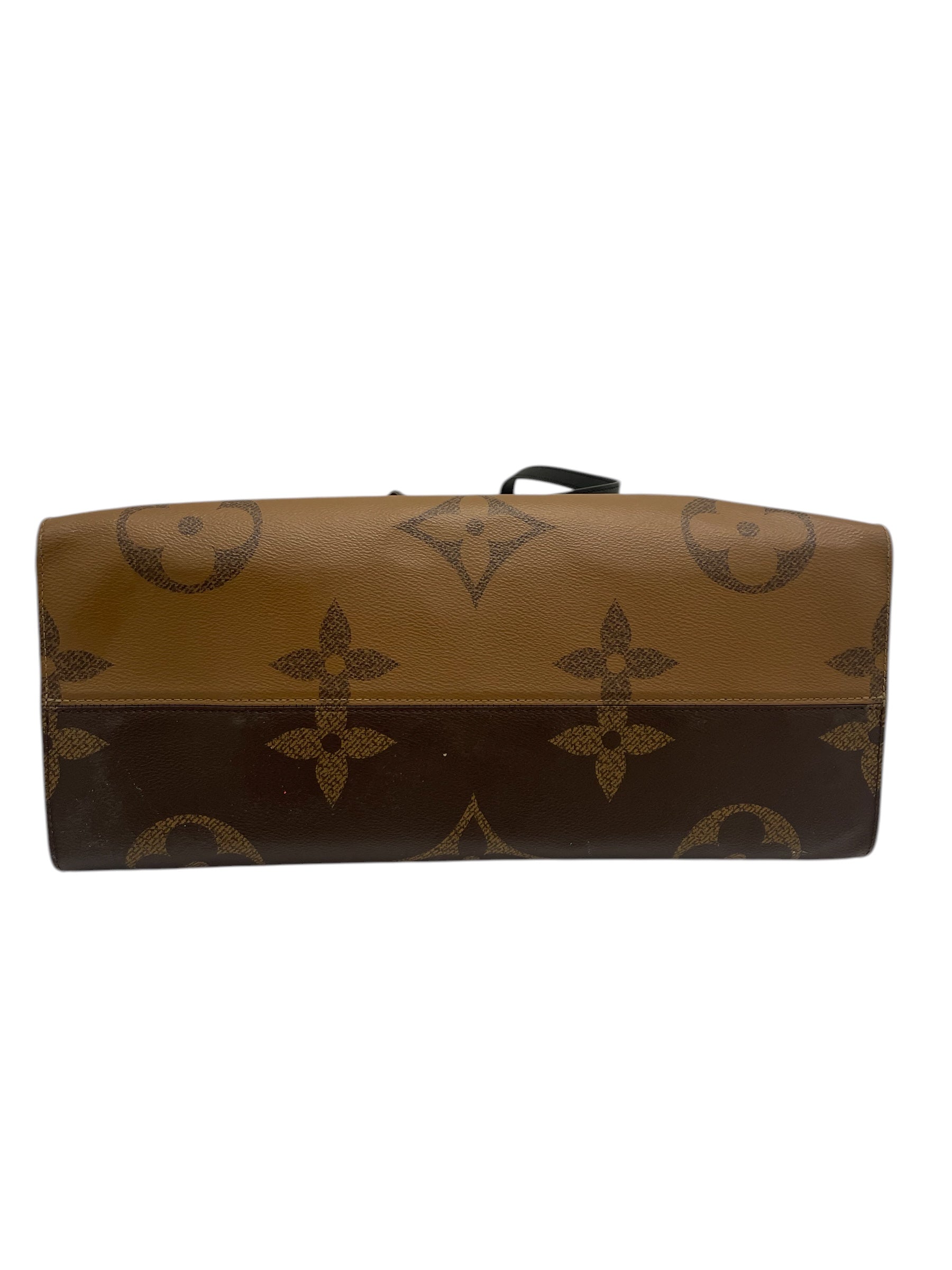 LOUIS VUITTON/Tote Bag/Monogram/Leather/BRW/onthego gm view 4