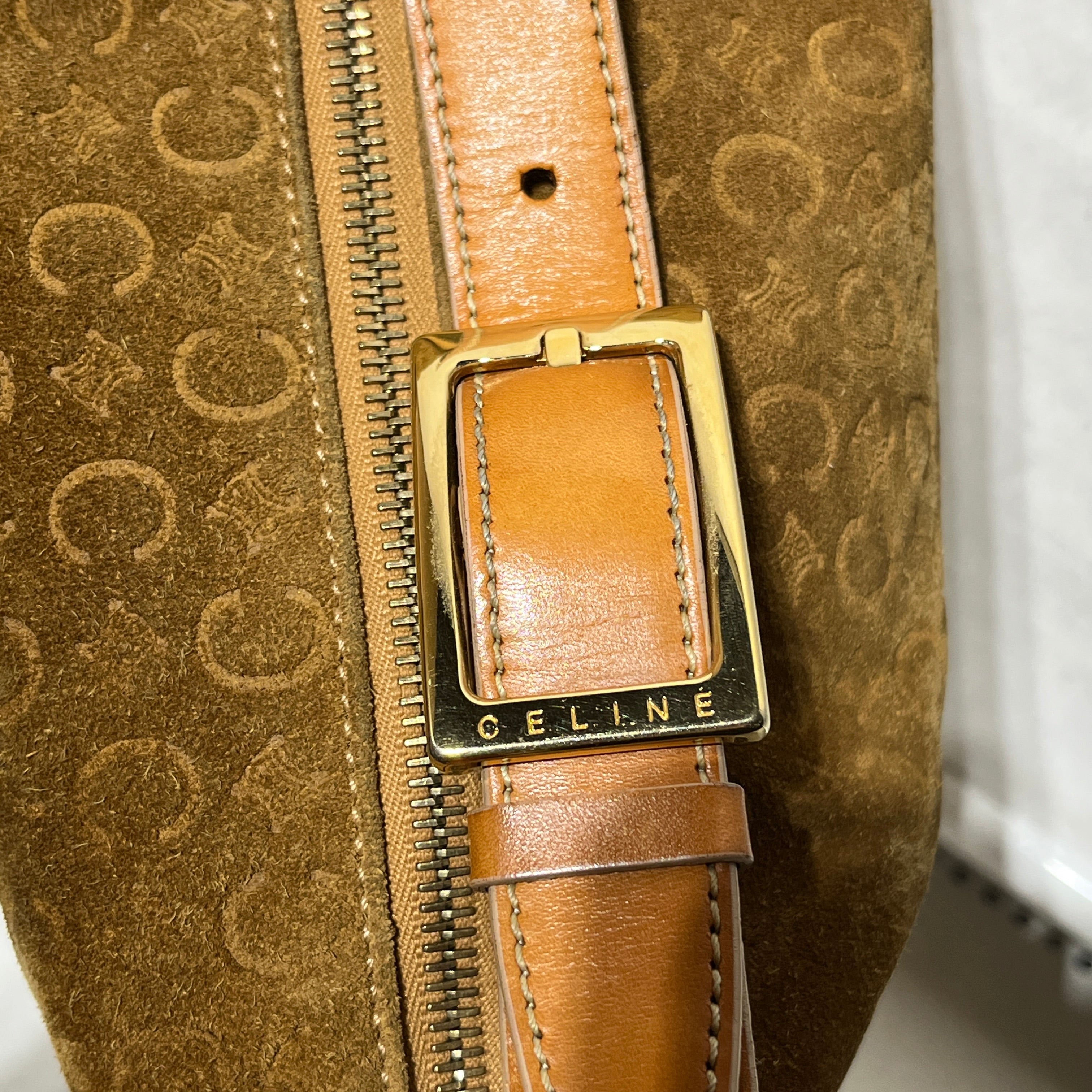 CELINE/Hand Bag/Suede/BRW/Macadam Sude view 3