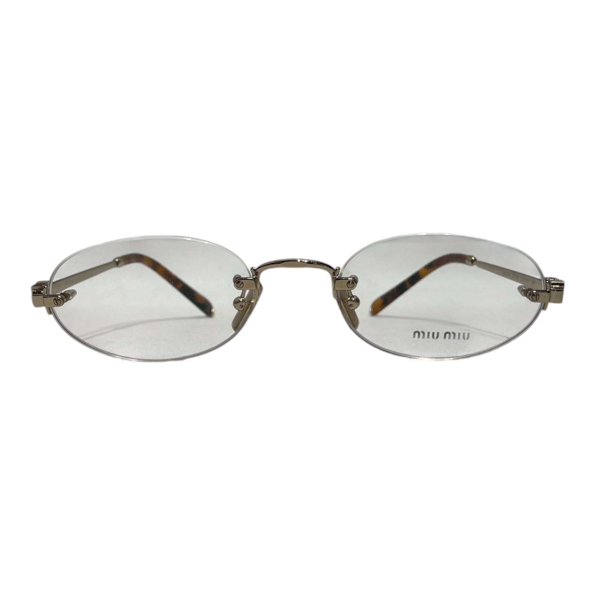MIU MIU/Glasses/Metal/BRW/L's/oval frame VMU53W view 1