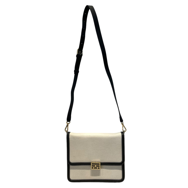 FRAME/Cross Body Bag/Cotton/CRM/le signature