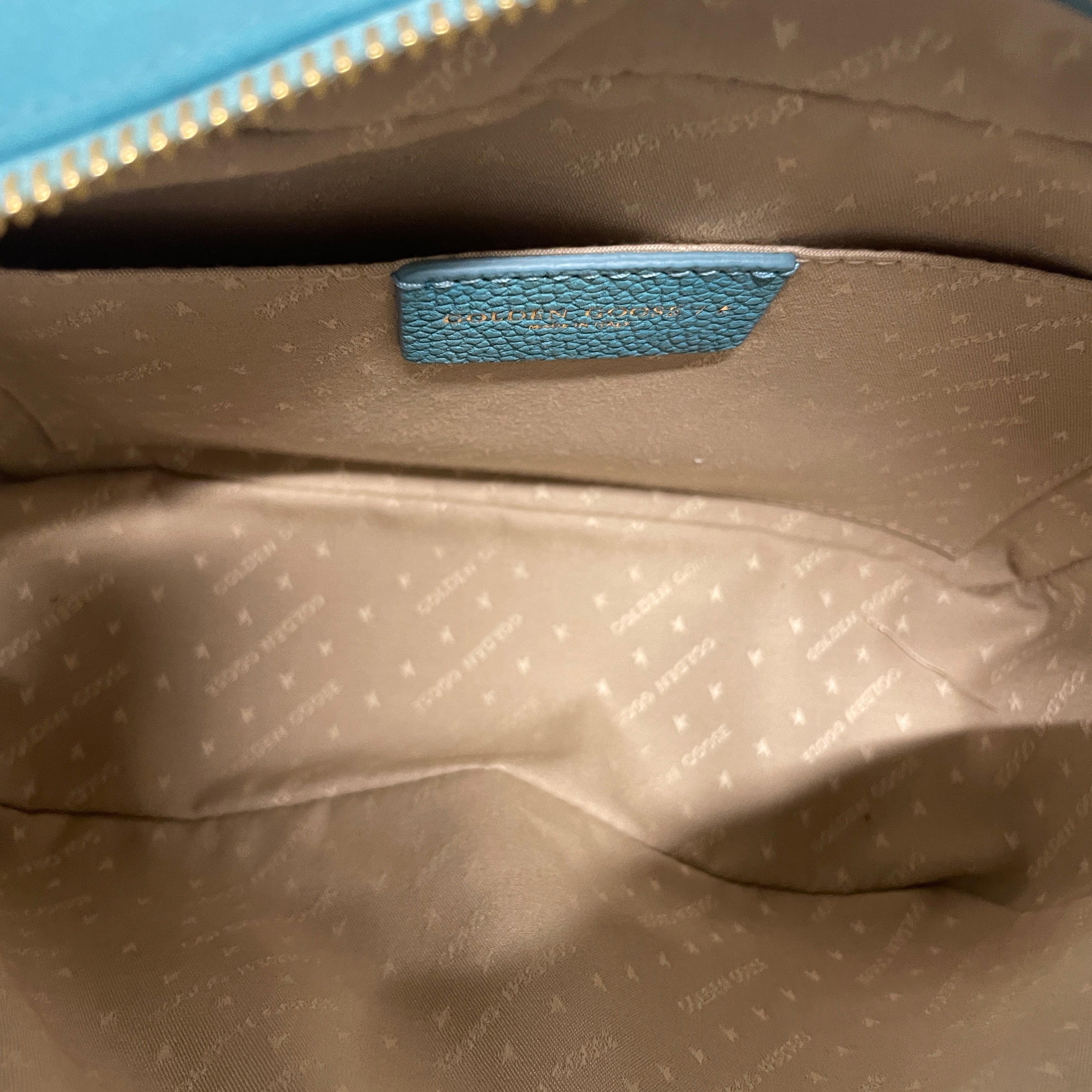 GOLDEN GOOSE/Bag/Leather/BLU/CROSSBODY W/ PNK SNEAKER view 4