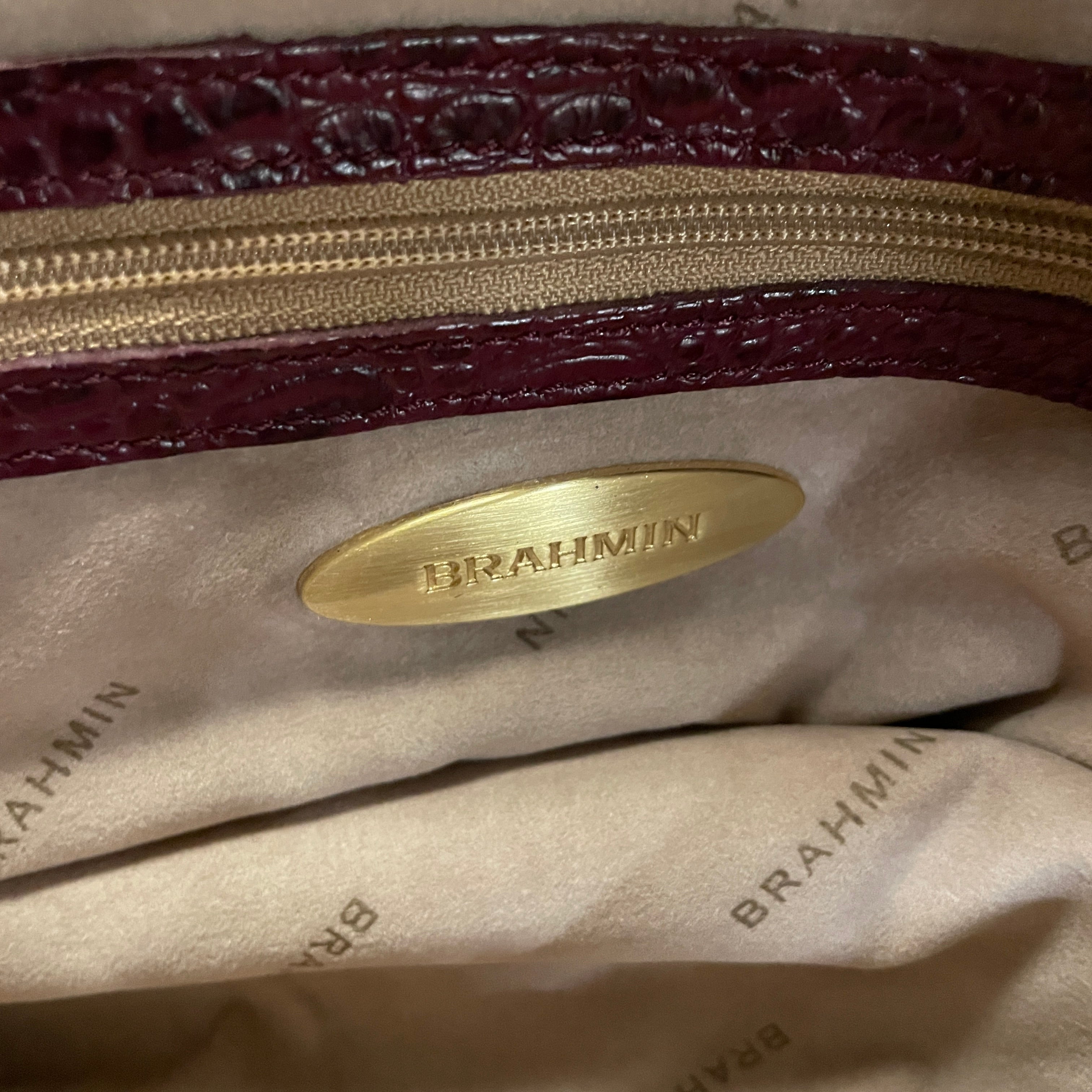 Brahmin/Tote Bag/Animal Pattern/Leather/BRD/Melbourne Celia Satchel view 4