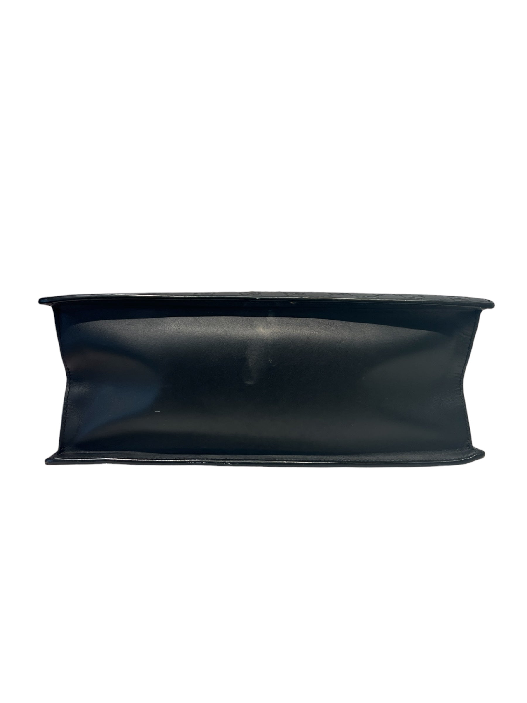 GUCCI/Tote Bag/Leather/BLK/FLAMES view 3